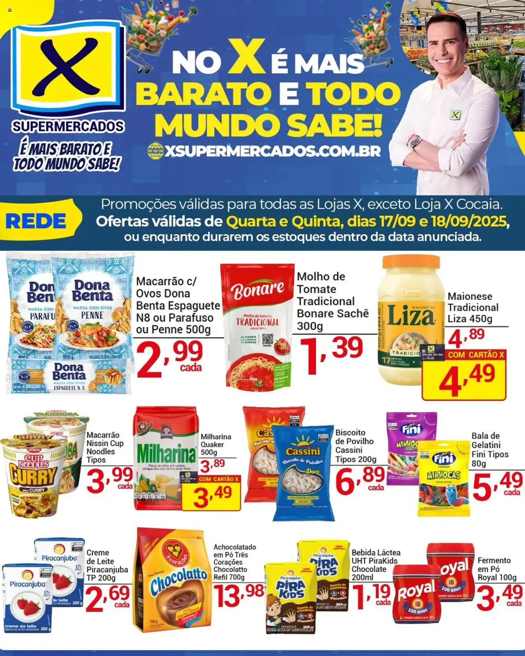 X Supermercados - Ofertas da semana - folheto válido a partir de 17/09/2025 página 2 de 3