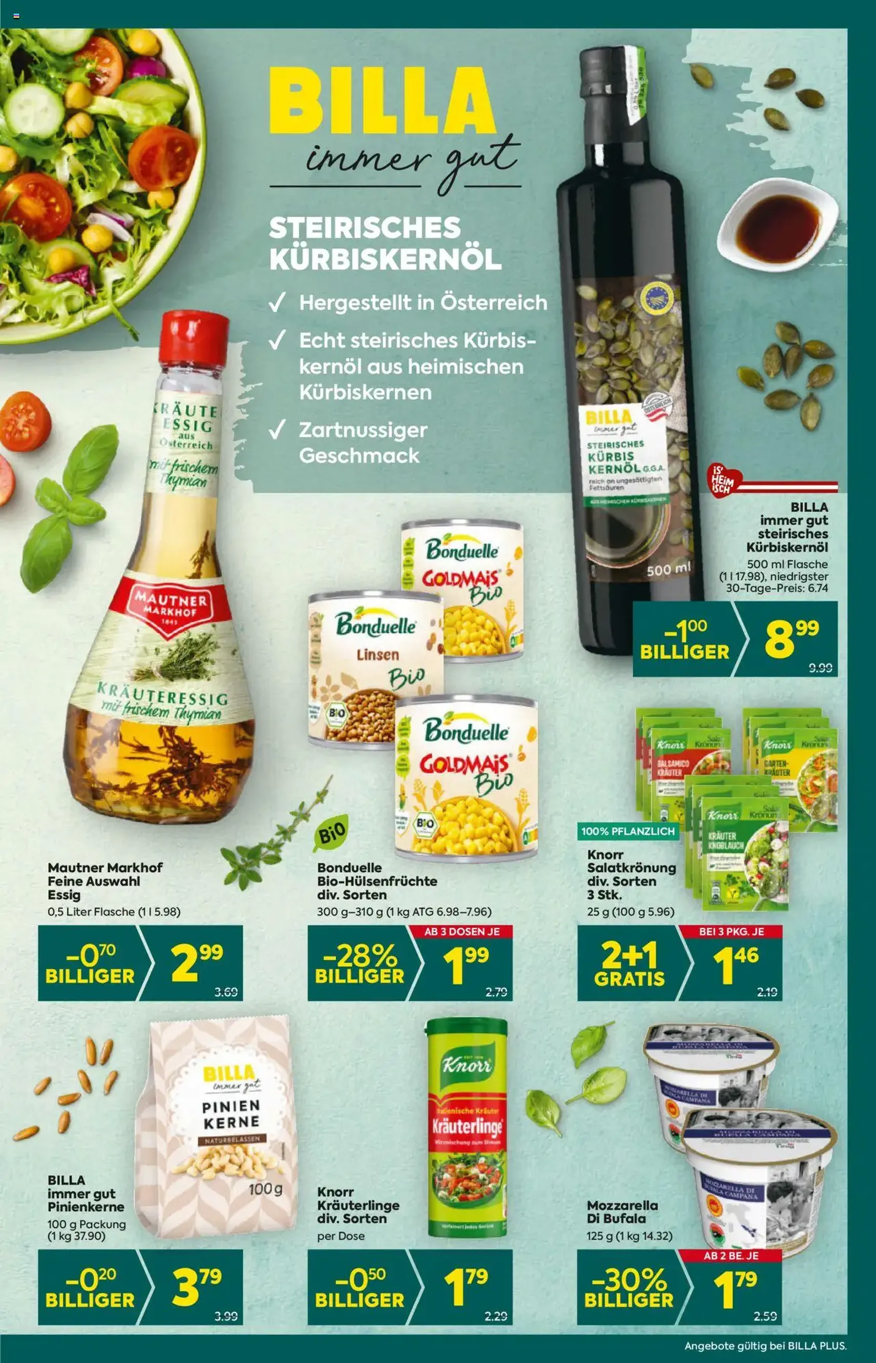 Billa Plus Flugblatt - Gültiger Prospekt ab 31.07.2025, Seite 7 von insgesamt 16 Billa Plus Flugblatt - Gültiger Prospekt ab 31.07.2025, Seite 7 von insgesamt 16