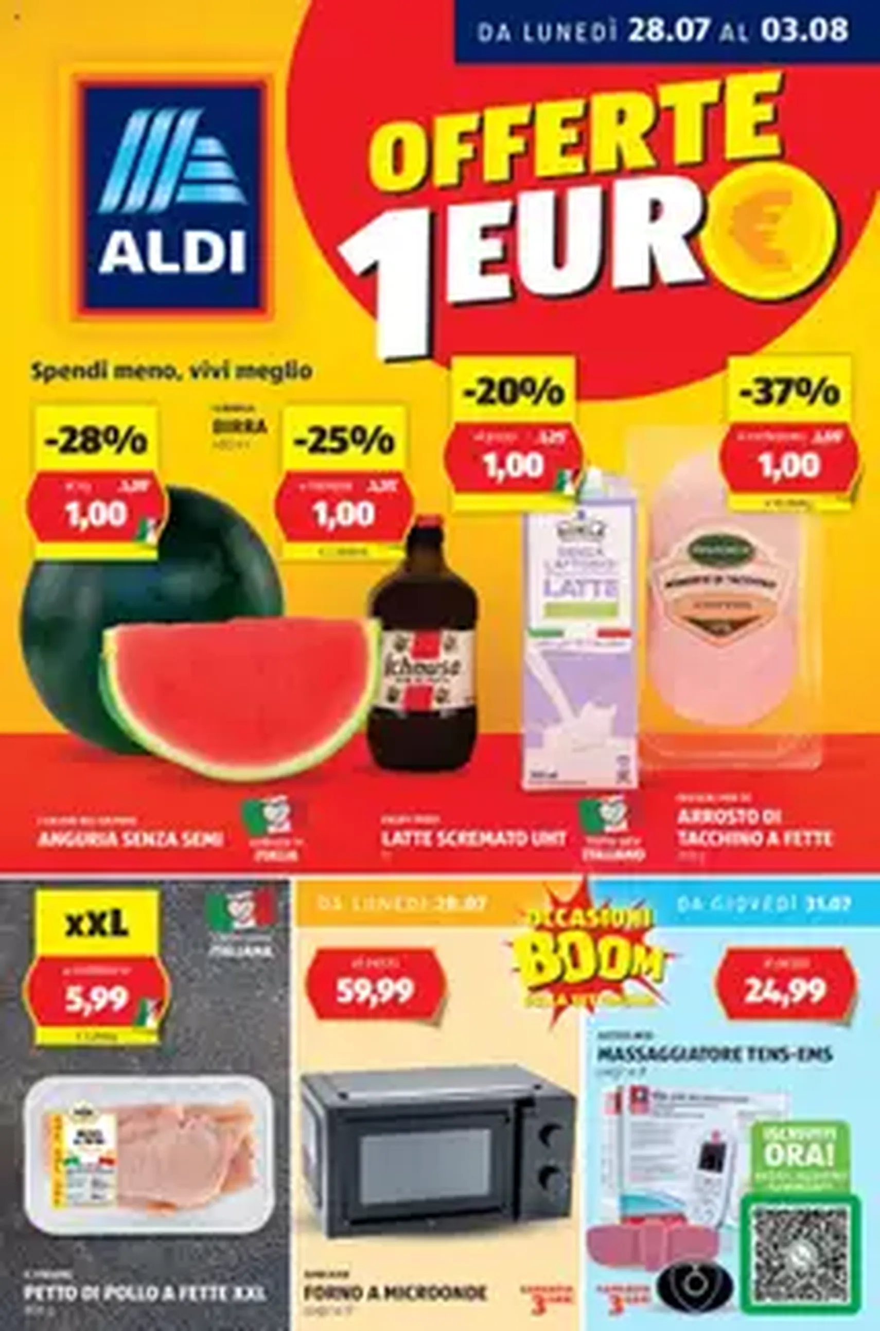 Volantino Aldi - volantino valido dal 28/07/2025 pagina 1 di 1