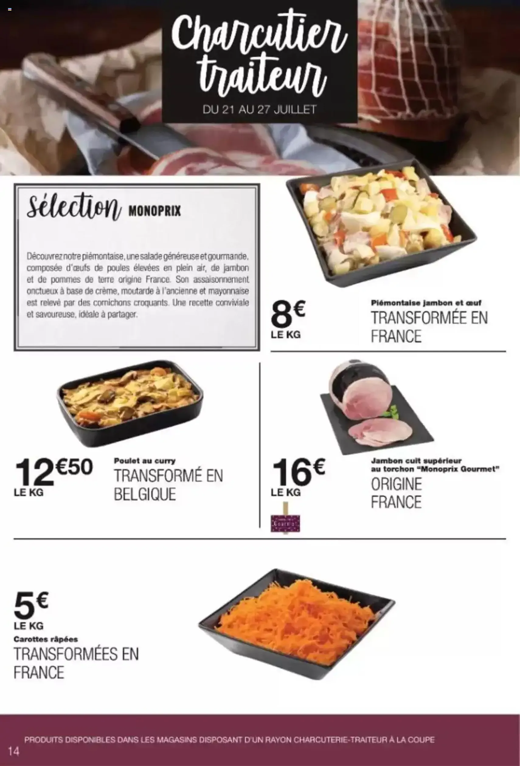 Monoprix catalogue - brochure valable à partir du 15/07/2025, page 14 sur 44 Monoprix catalogue - brochure valable à partir du 15/07/2025, page 14 sur 44