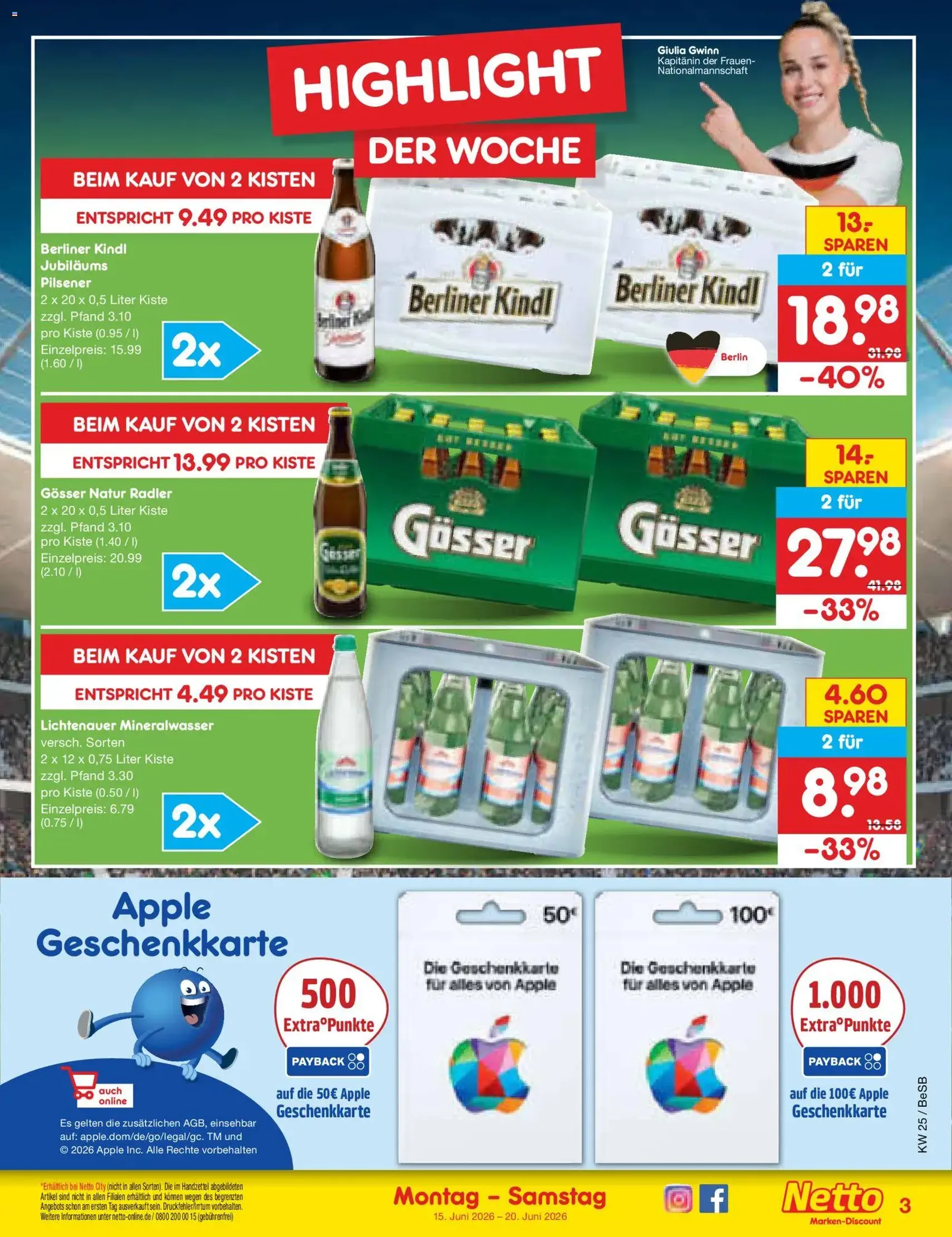 Netto Marken-Discount Prospekt - Gültiger Prospekt ab 15.06.2026, Seite 3 von insgesamt 64