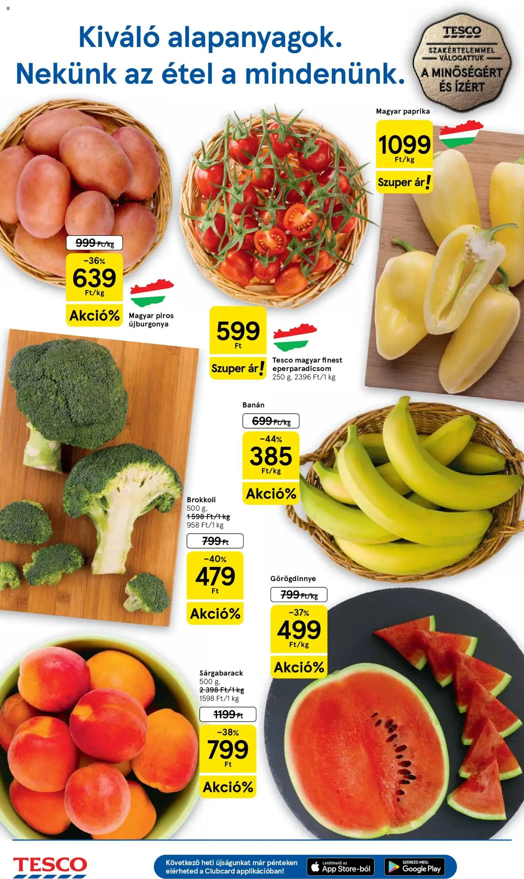 Tesco aktuális akciós újság - 2026.05.21. érvényes szórólap 2 oldal 34 oldalból