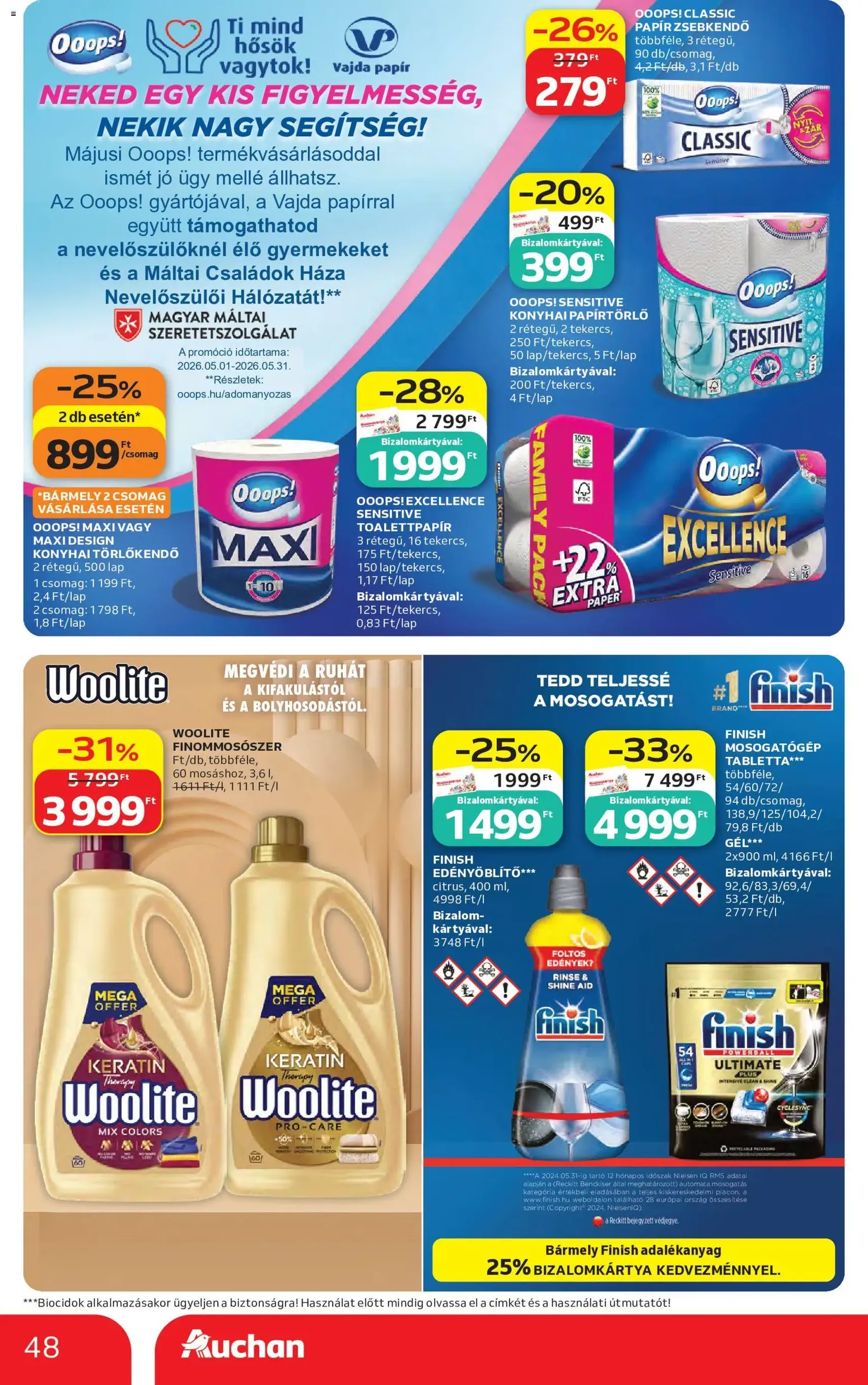 Auchan akciós újság - 2026.05.14. érvényes szórólap 48 oldal 58 oldalból