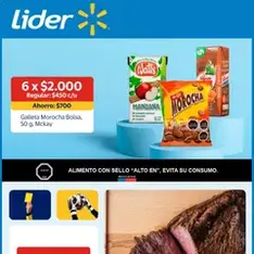 Vista previa del folleto Lider Ofertas válido desde 14.07.2026