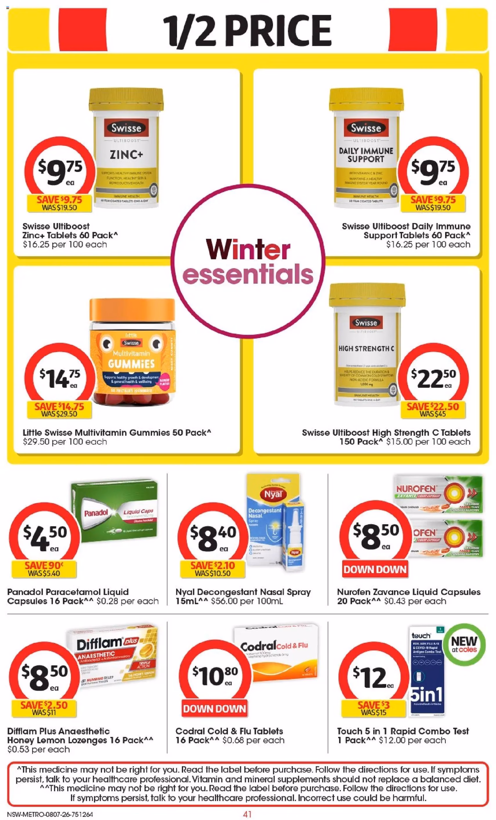 Coles catalogue - valid flyer from 08/07/2026, page 41 of 50