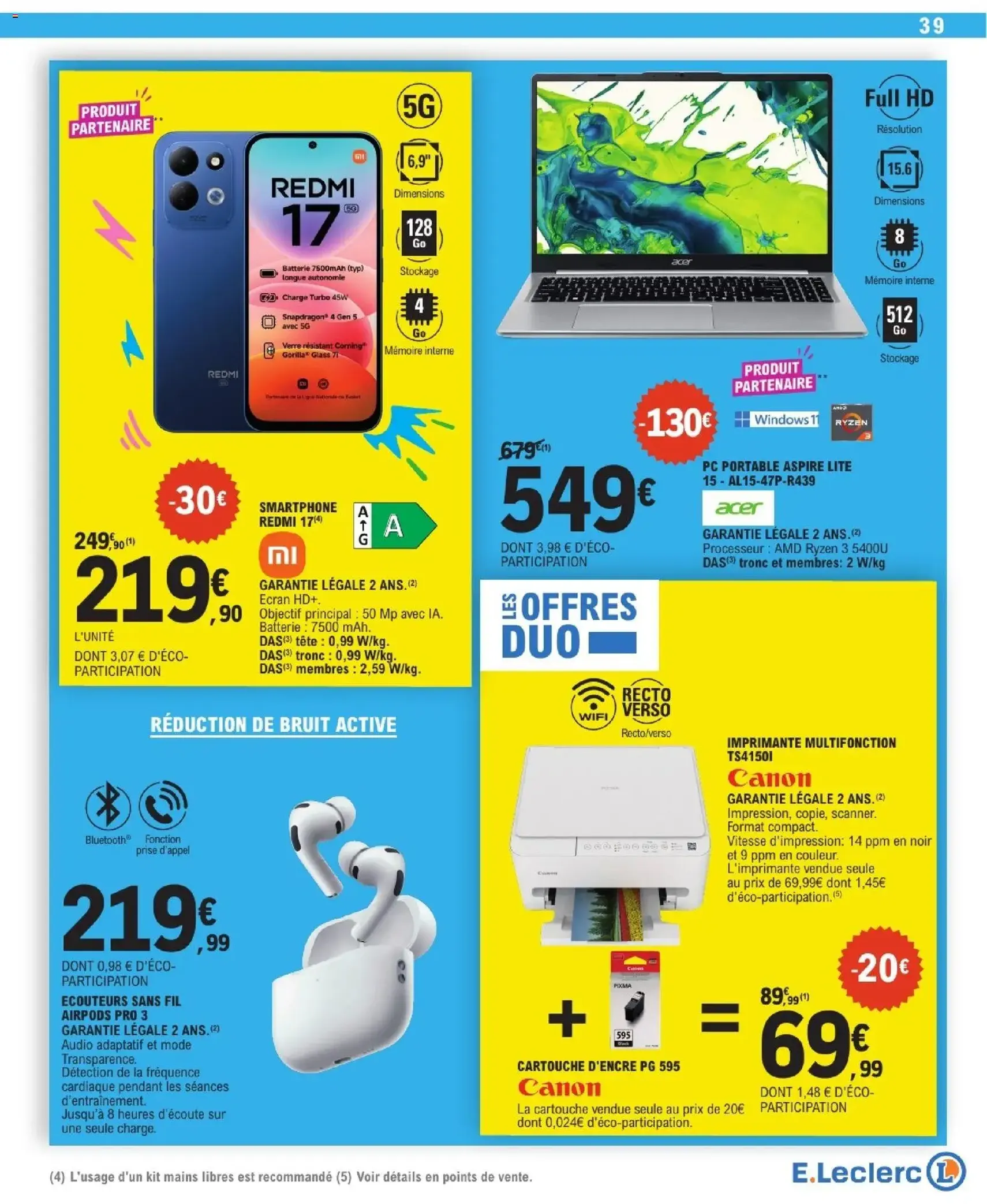 E.Leclerc catalogue - brochure valable à partir du 22/09/2026, page 39 sur 40