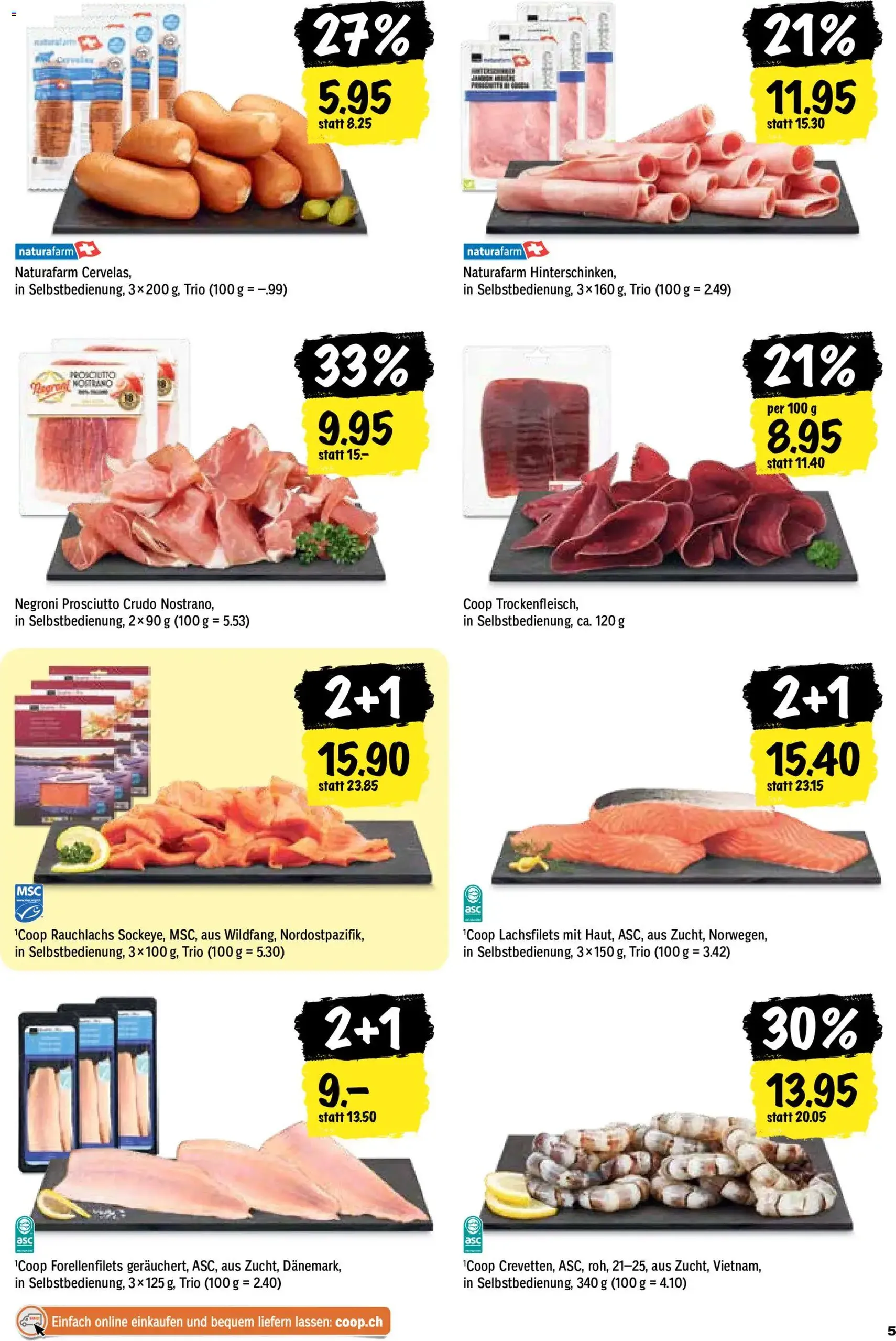 Coop aktionen - Gültiger Prospekt ab 24.09.2026, Seite 5 von insgesamt 24