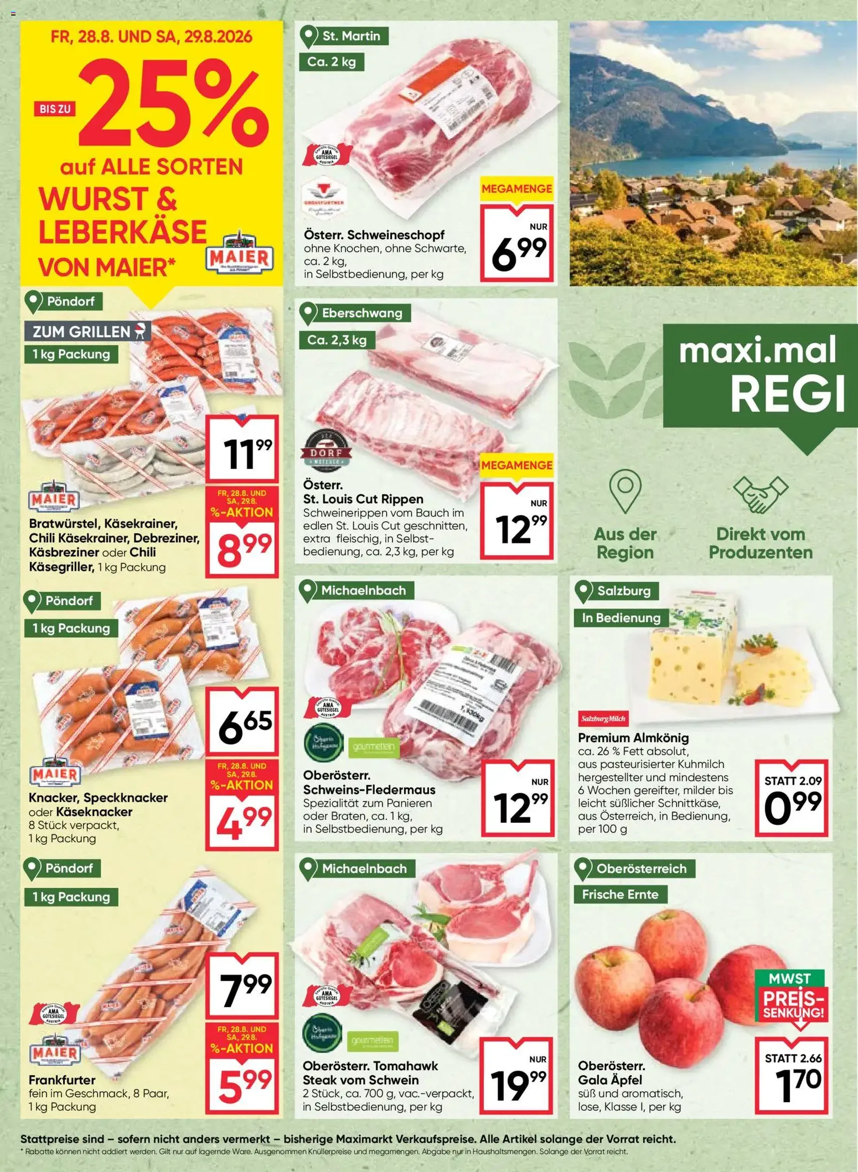 Maximarkt Flugblatt - Gültiger Prospekt ab 27.08.2026, Seite 4 von insgesamt 24