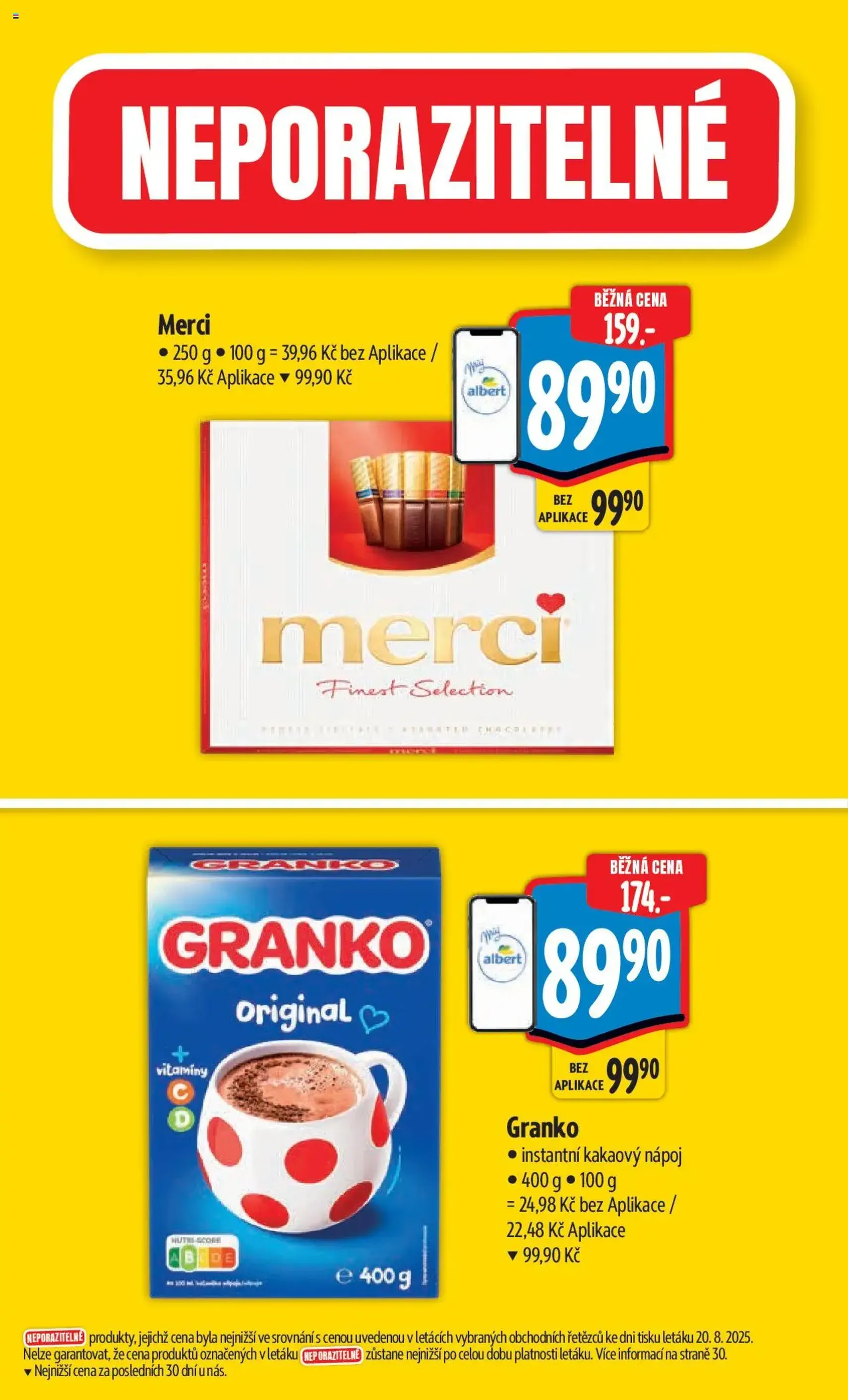 Albert leták - Hypermarket - platný leták od 27.08.2025 strana 4 z 50 Albert leták - Hypermarket - platný leták od 27.08.2025 strana 4 z 50