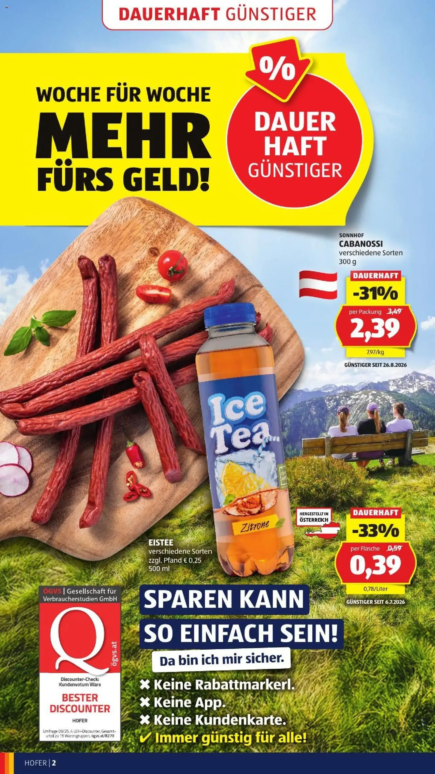 Hofer Flugblatt - Gültiger Prospekt ab 28.08.2026, Seite 12 von insgesamt 45