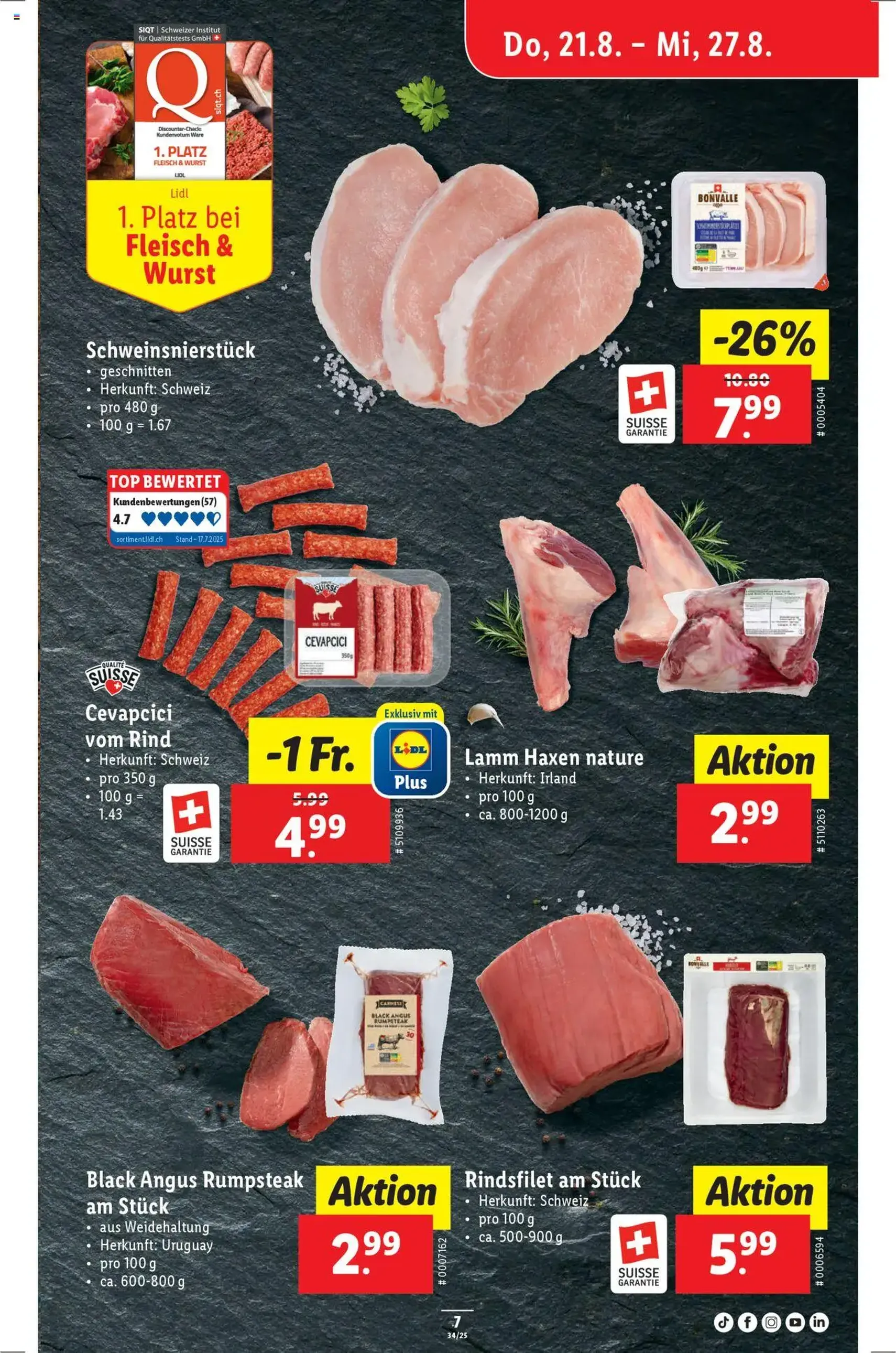 Lidl Aktionen - Gültiger Prospekt ab 21.08.2025, Seite 7 von insgesamt 34