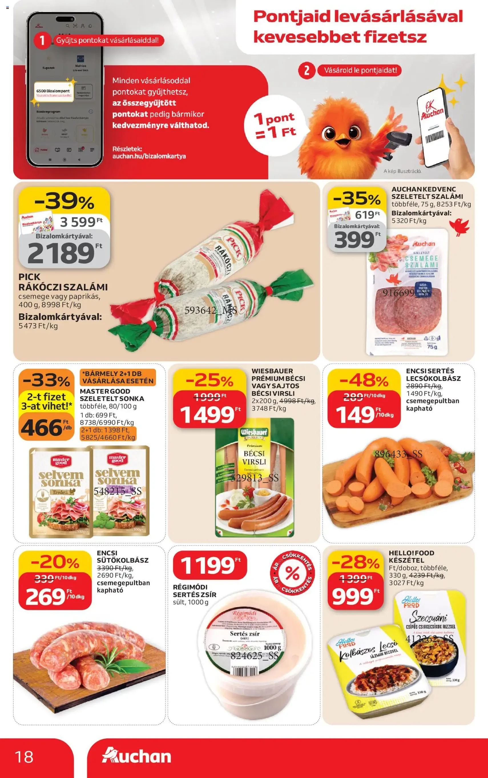 Auchan Akciós újság - 2026.02.19. érvényes szórólap 18 oldal 52 oldalból