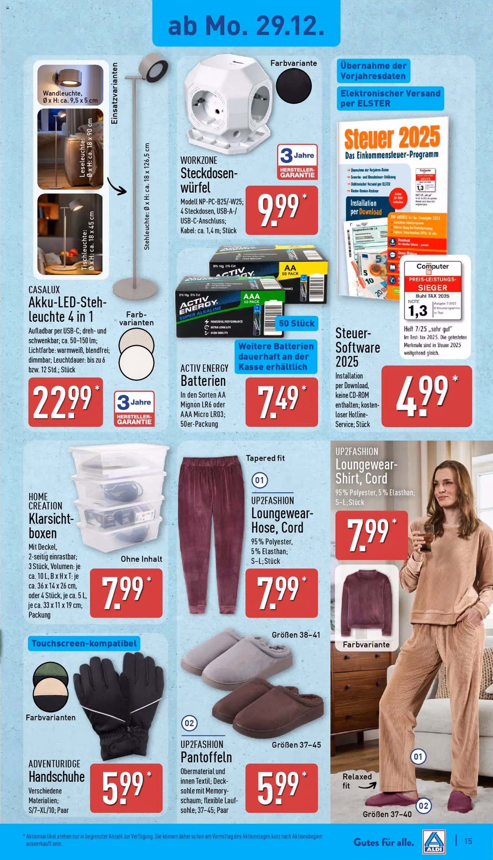 Aldi Prospekt - Gültiger Prospekt ab 29.12.2025, Seite 15 von insgesamt 32