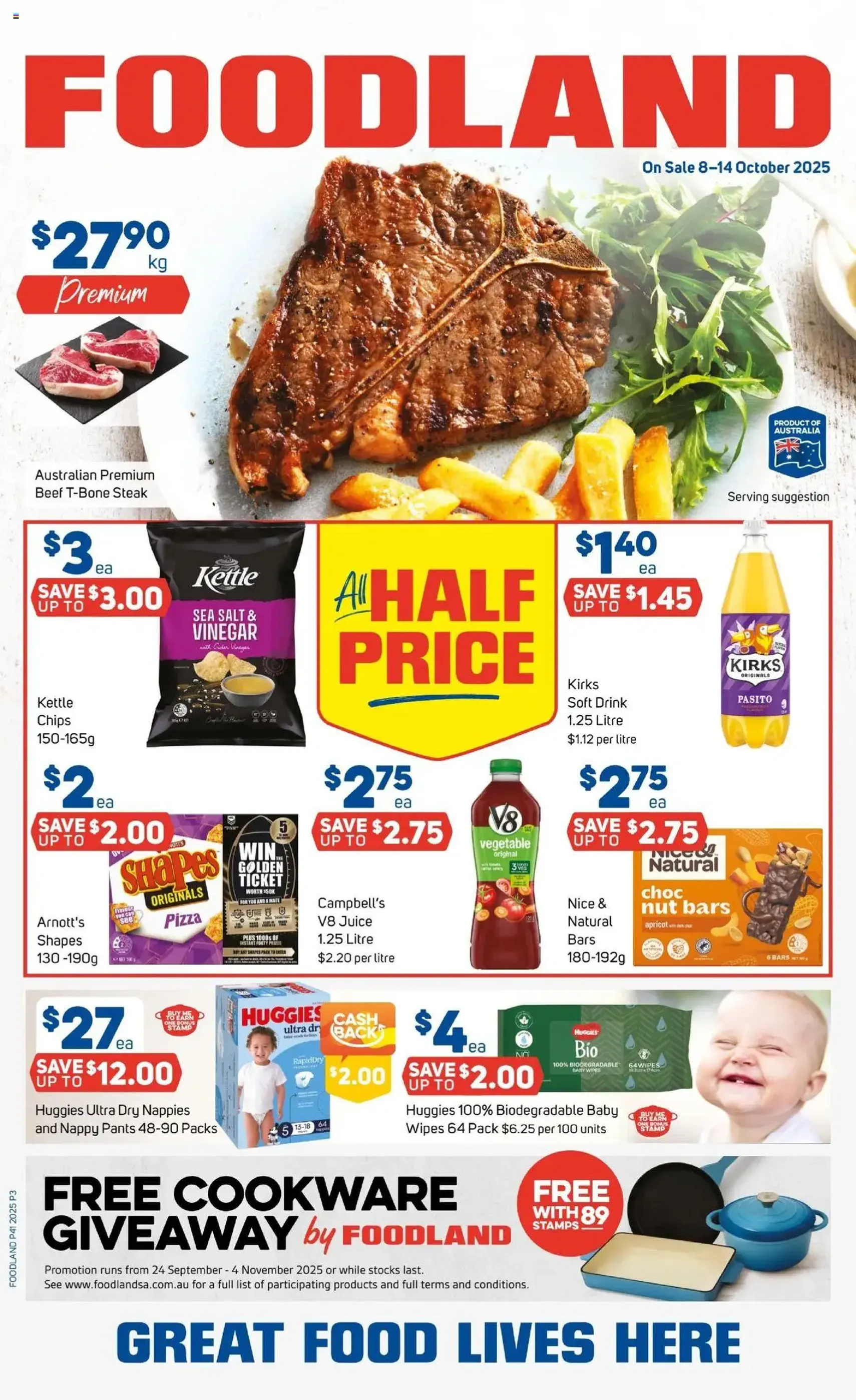 Foodland Catalogue - valid flyer from 08/10/2025, page 1 of 37