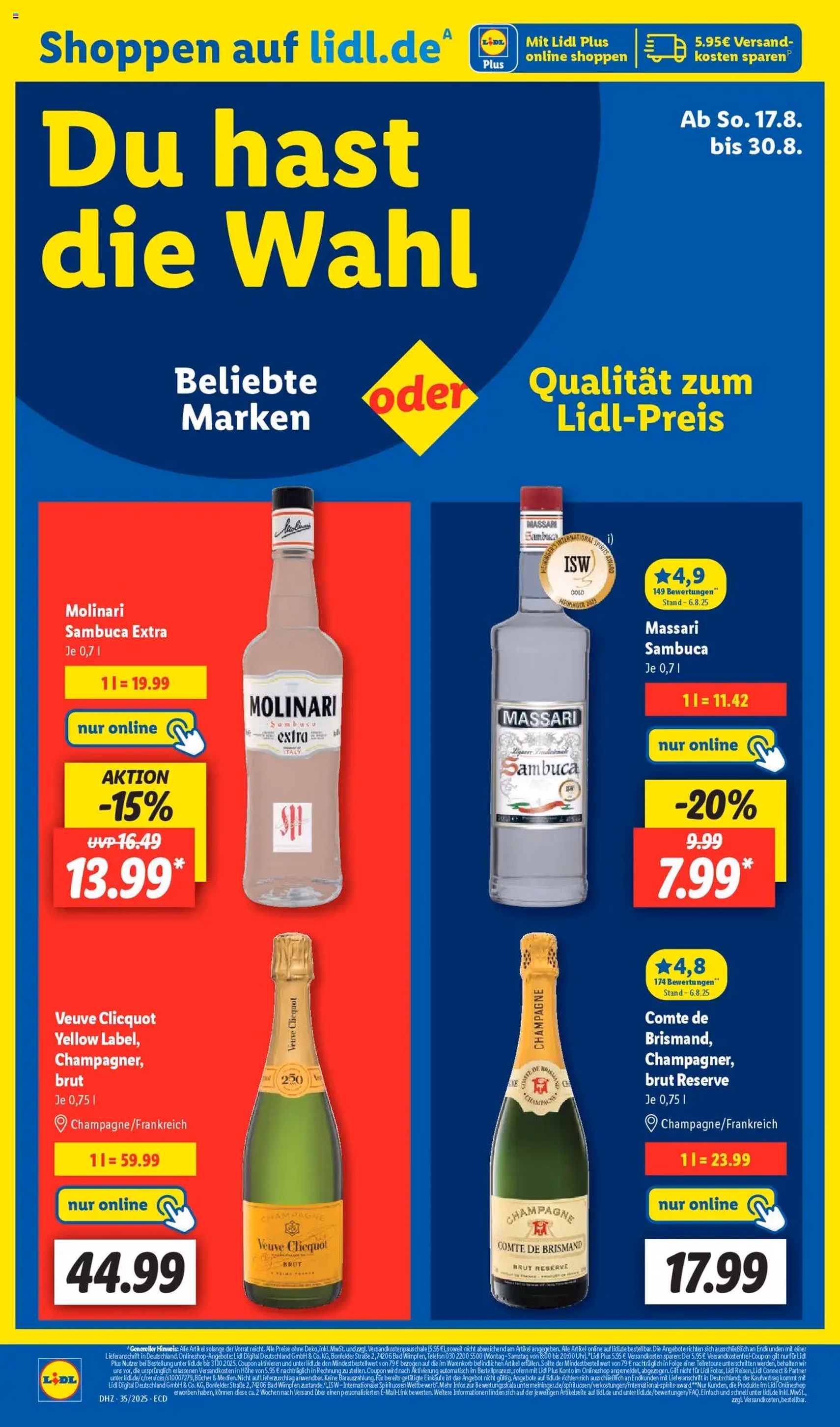 Lidl Prospekt - Gültiger Prospekt ab 25.08.2025, Seite 68 von insgesamt 68 Lidl Prospekt - Gültiger Prospekt ab 25.08.2025, Seite 68 von insgesamt 68