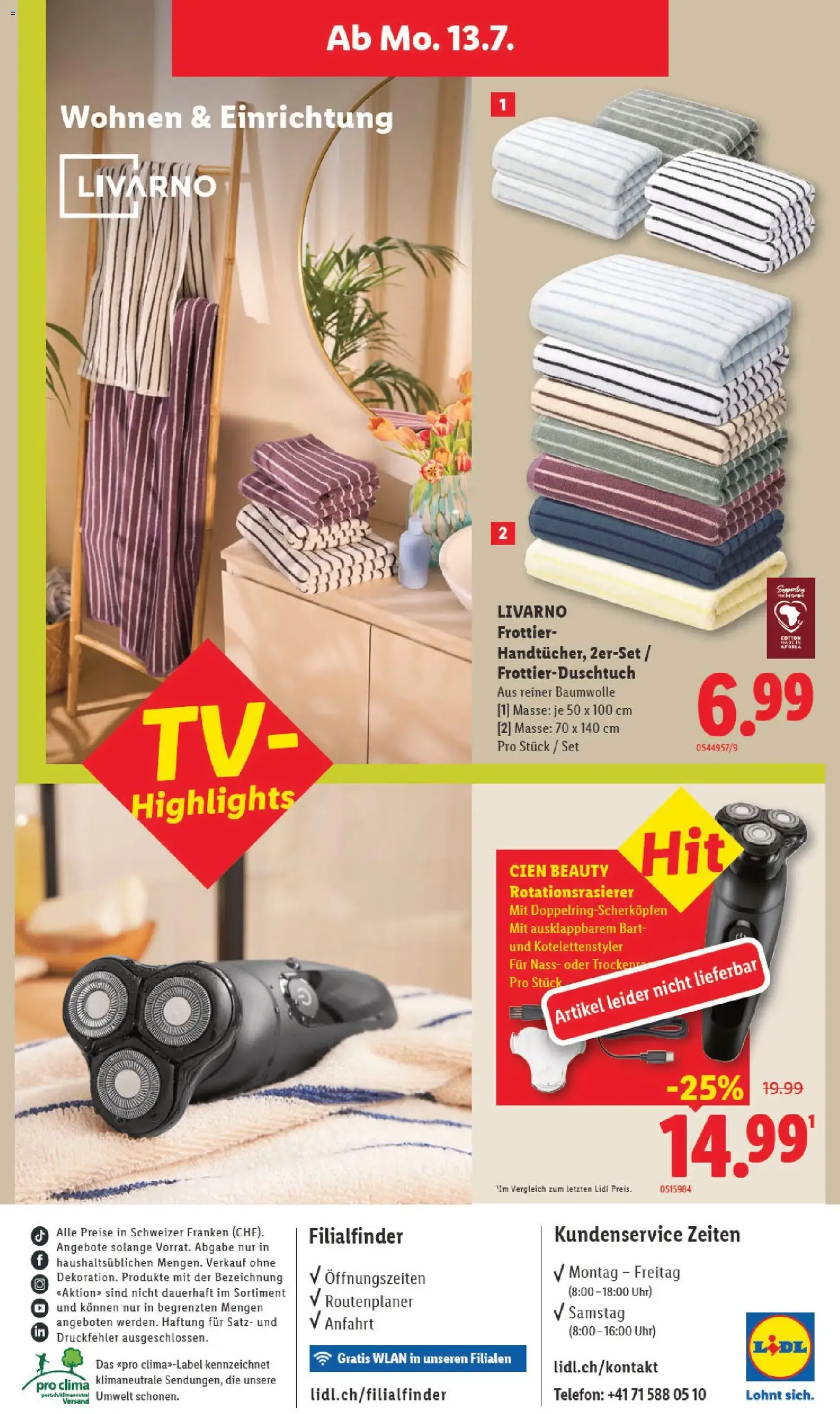 Lidl aktionen - Gültiger Prospekt ab 09.07.2026, Seite 36 von insgesamt 36