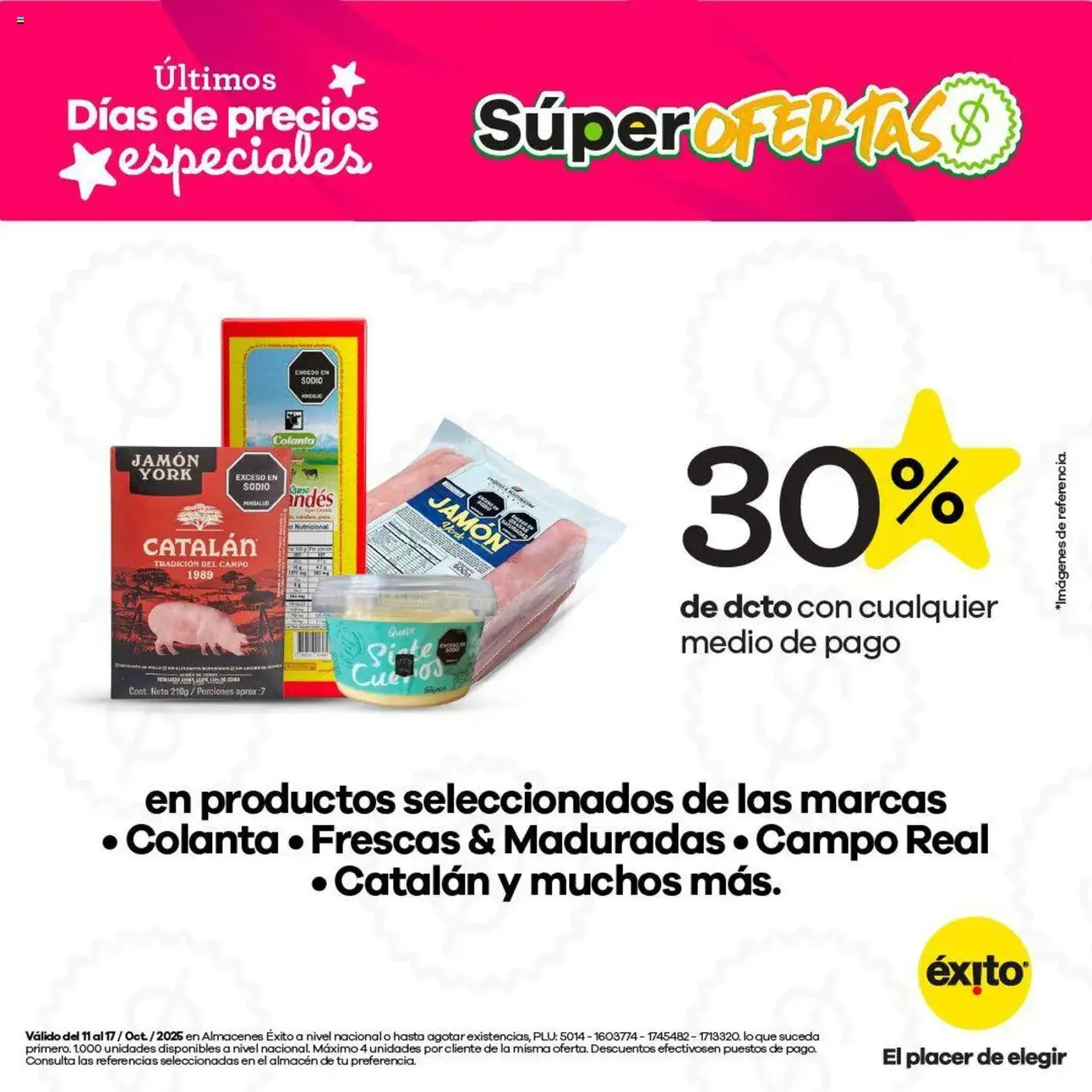 Éxito - Catálogo - folleto válido desde 11/10/2025 página 1 de 4
