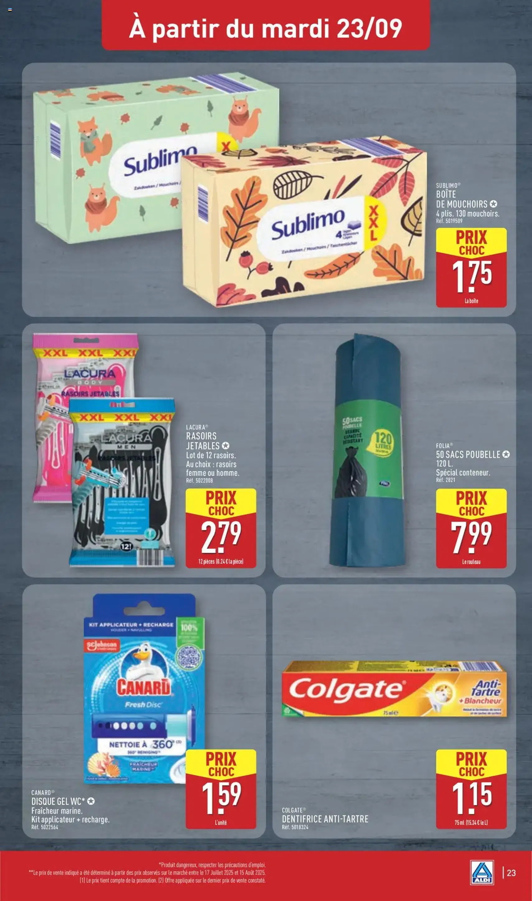 Aldi catalogue semaine 39 - brochure valable à partir du 23/09/2025, page 25 sur 57 Aldi catalogue semaine 39 - brochure valable à partir du 23/09/2025, page 25 sur 57