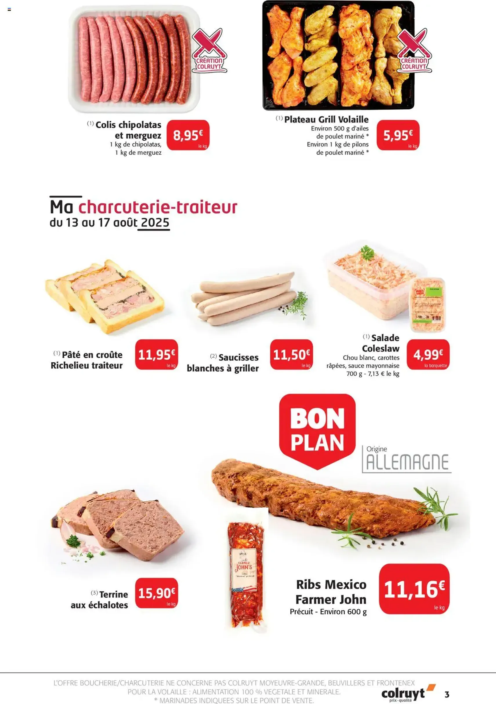 Colruyt catalogue - brochure valable à partir du 13/08/2025, page 3 sur 26 Colruyt catalogue - brochure valable à partir du 13/08/2025, page 3 sur 26