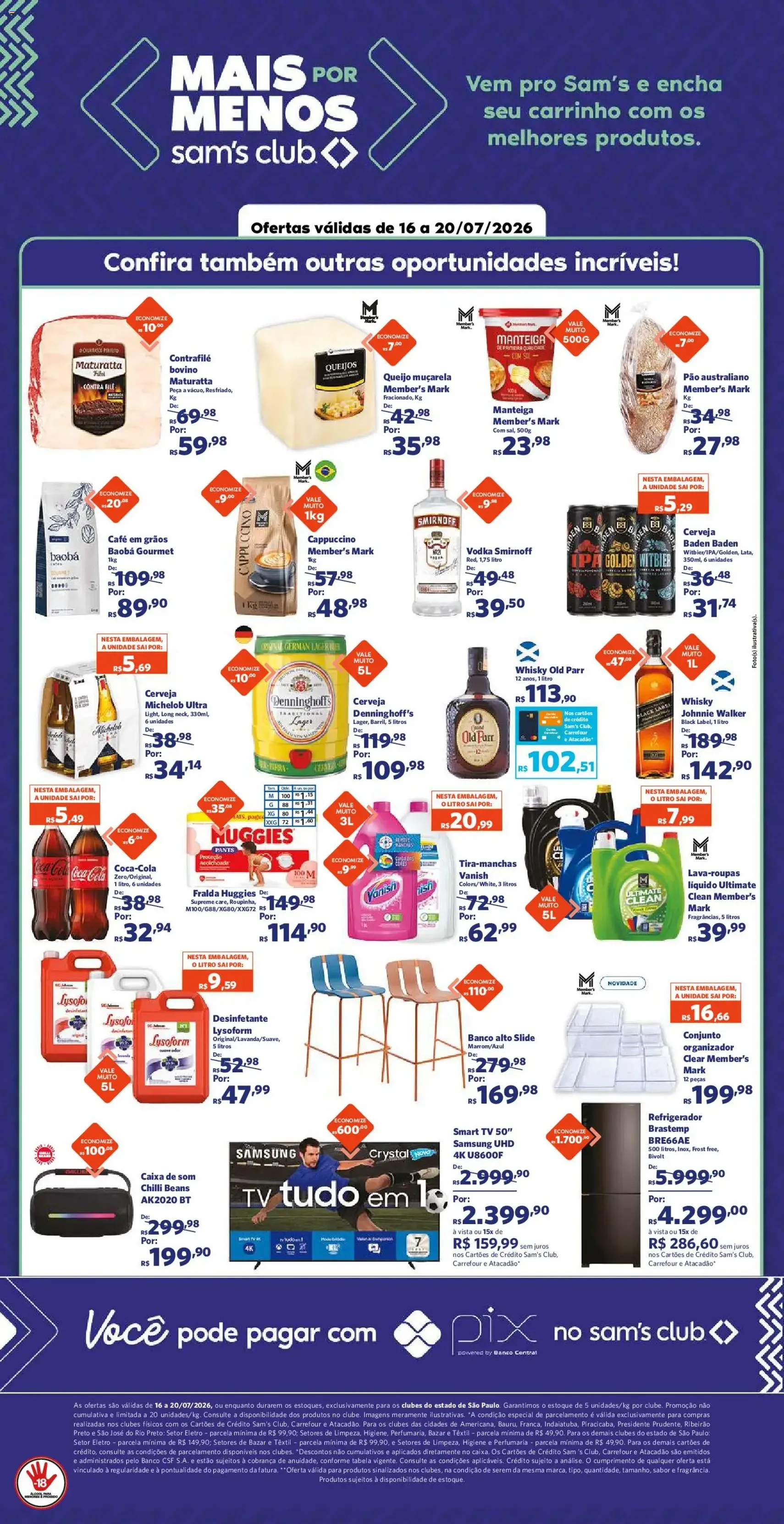 Sam's Club - Ofertas da semana - folheto válido a partir de 16/07/2026 página 3 de 3