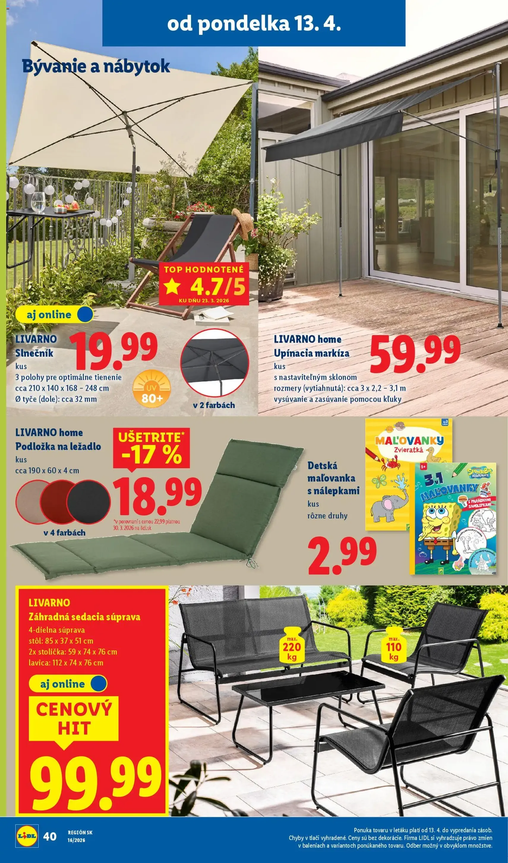 Lidl leták - platný leták od 13.04.2026 strana 44 z 89