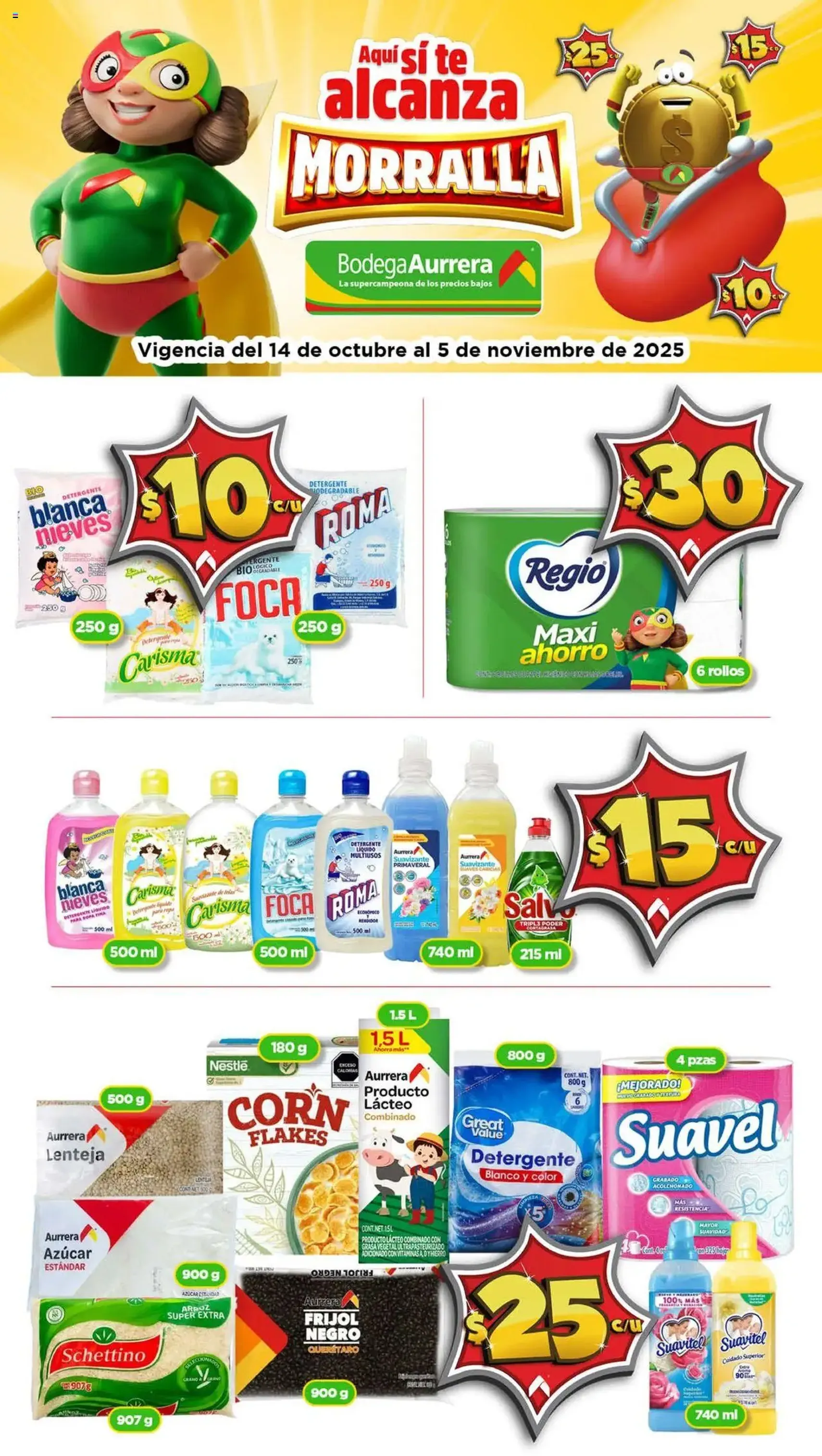 Bodega Aurrerá - Folleto Morralla - folleto válido desde 14/10/2025 página 1 de 10 Bodega Aurrerá - Folleto Morralla - folleto válido desde 14/10/2025 página 1 de 10