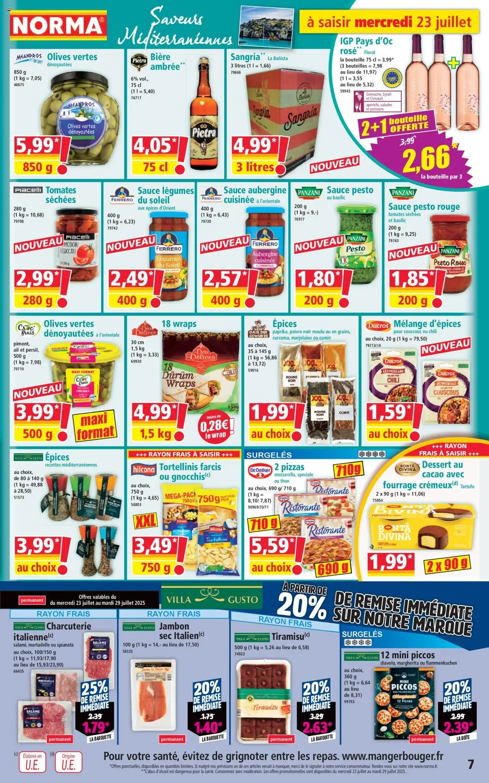 Norma catalogue - brochure valable à partir du 23/07/2025, page 7 sur 12 Norma catalogue - brochure valable à partir du 23/07/2025, page 7 sur 12