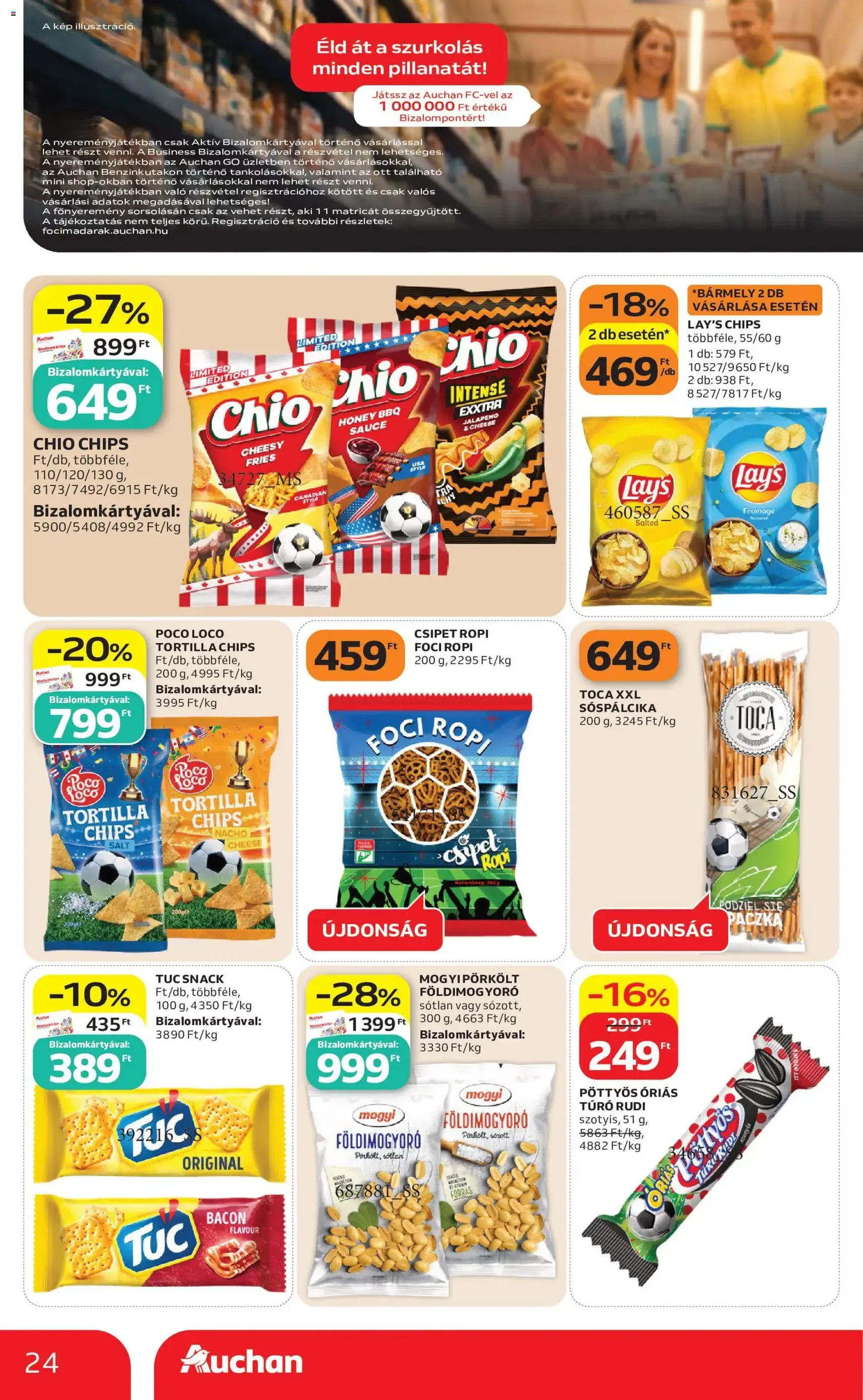 Auchan akciós újság - 2026.06.25. érvényes szórólap 24 oldal 38 oldalból