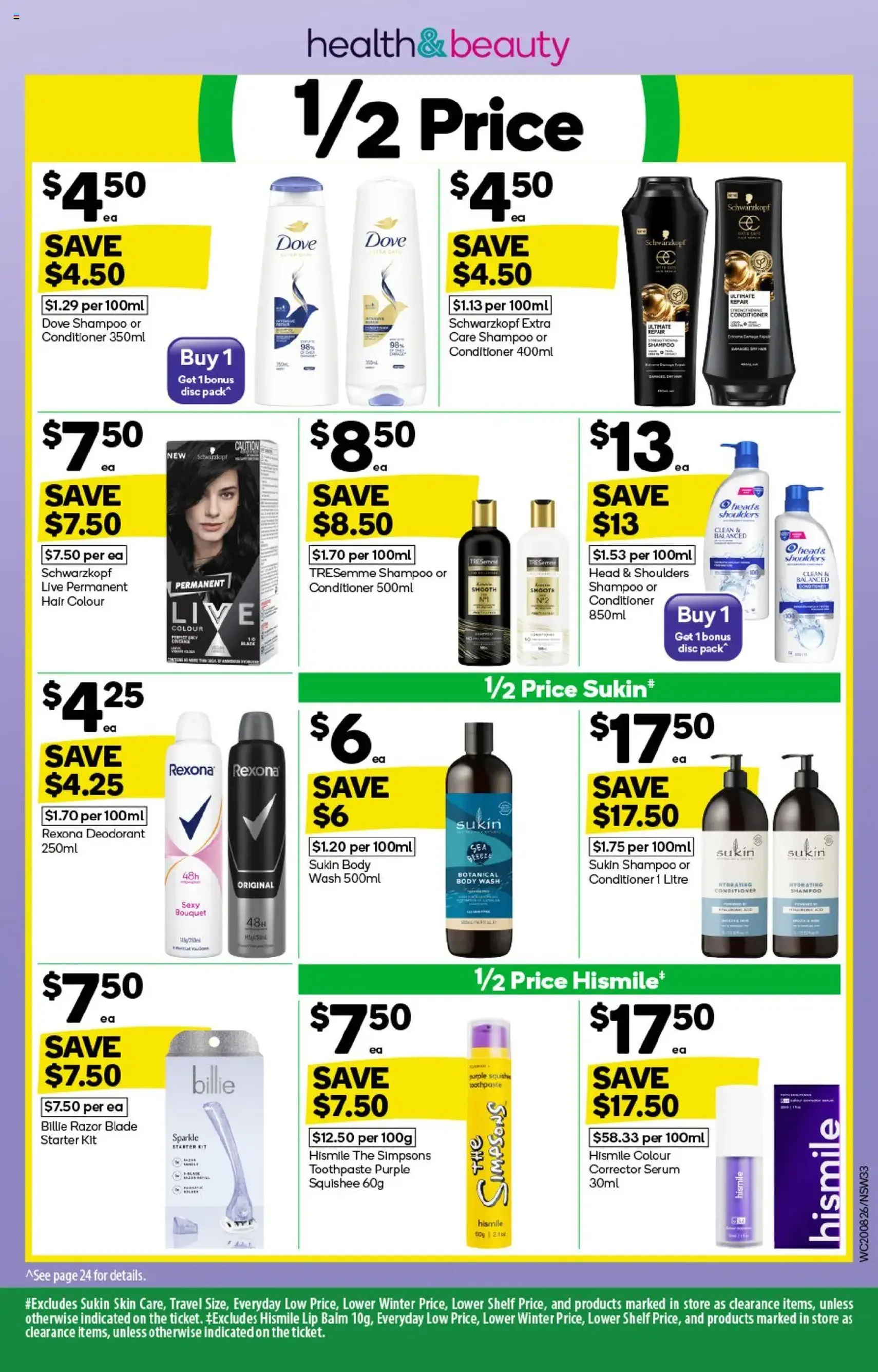 Weekly catalogue Woolworths NSW 20/08 - valid flyer from 20/08/2025, page 33 of 46 Weekly catalogue Woolworths NSW 20/08 - valid flyer from 20/08/2025, page 33 of 46
