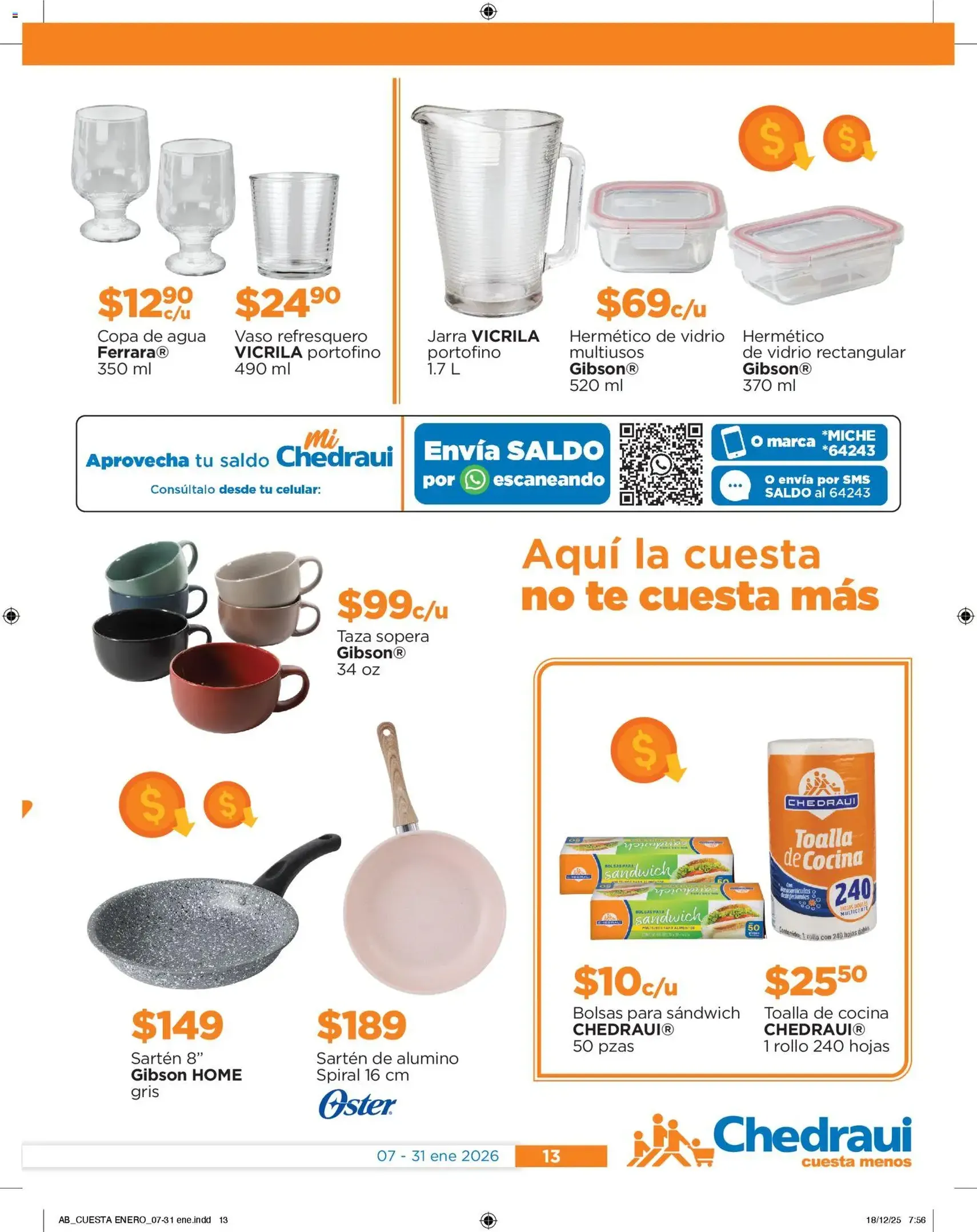 Chedraui folleto - folleto válido desde 07/01/2026 página 13 de 24