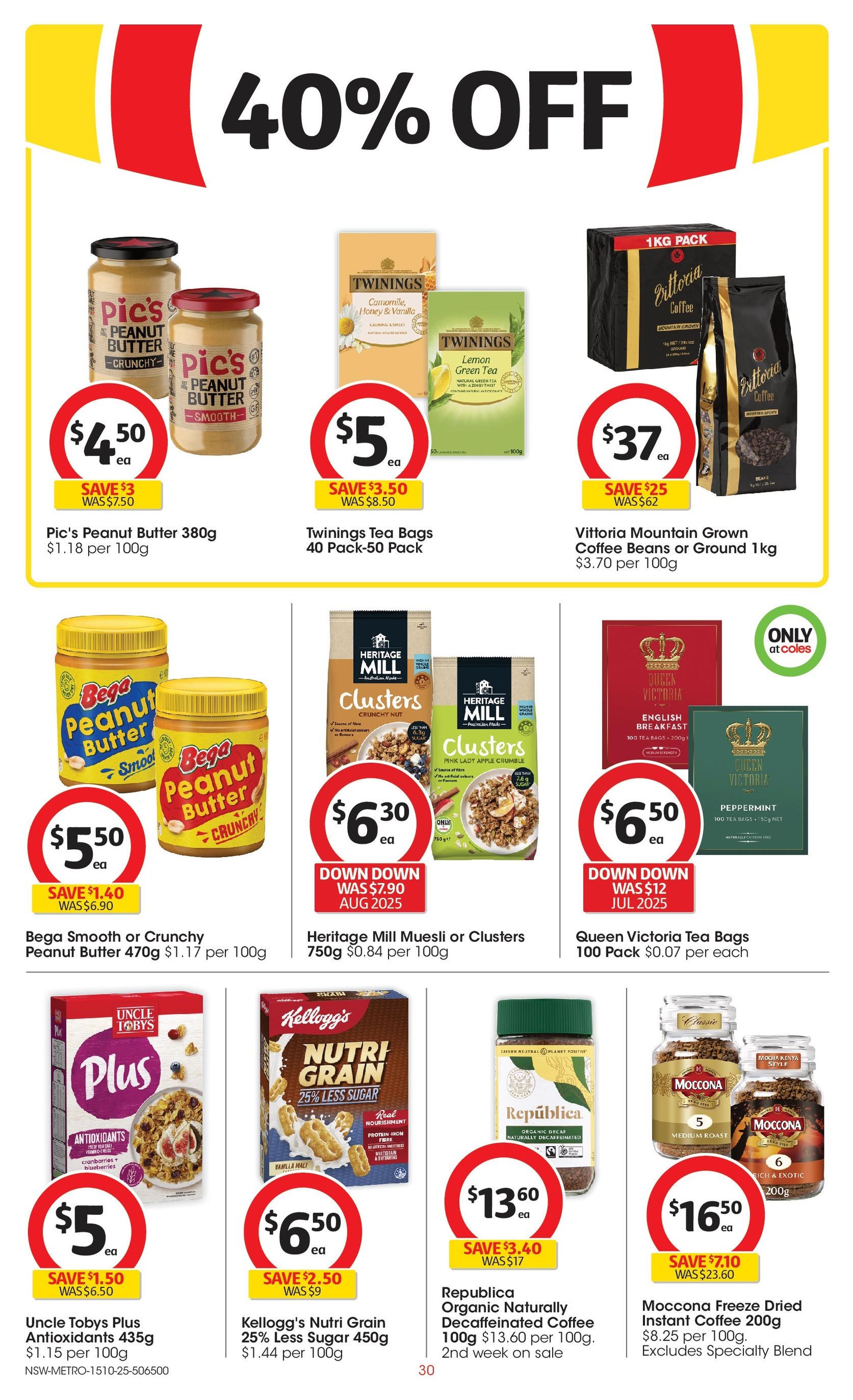 Coles Catalogue NSW - valid flyer from 15/10/2025, page 30 of 51 Coles Catalogue NSW - valid flyer from 15/10/2025, page 30 of 51