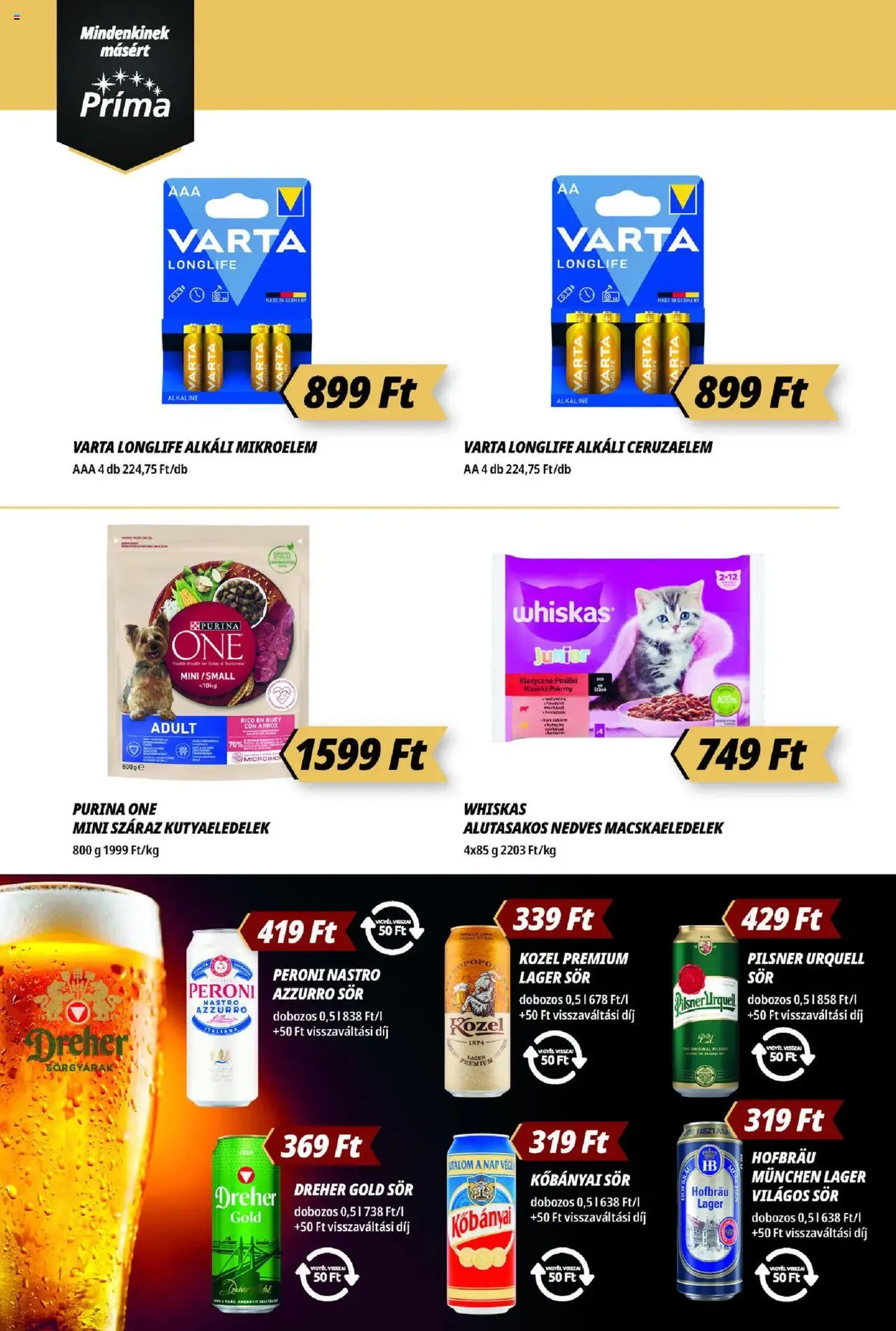 CBA Príma Akciós újság - 2025.10.16. érvényes szórólap 10 oldal 12 oldalból CBA Príma Akciós újság - 2025.10.16. érvényes szórólap 10 oldal 12 oldalból