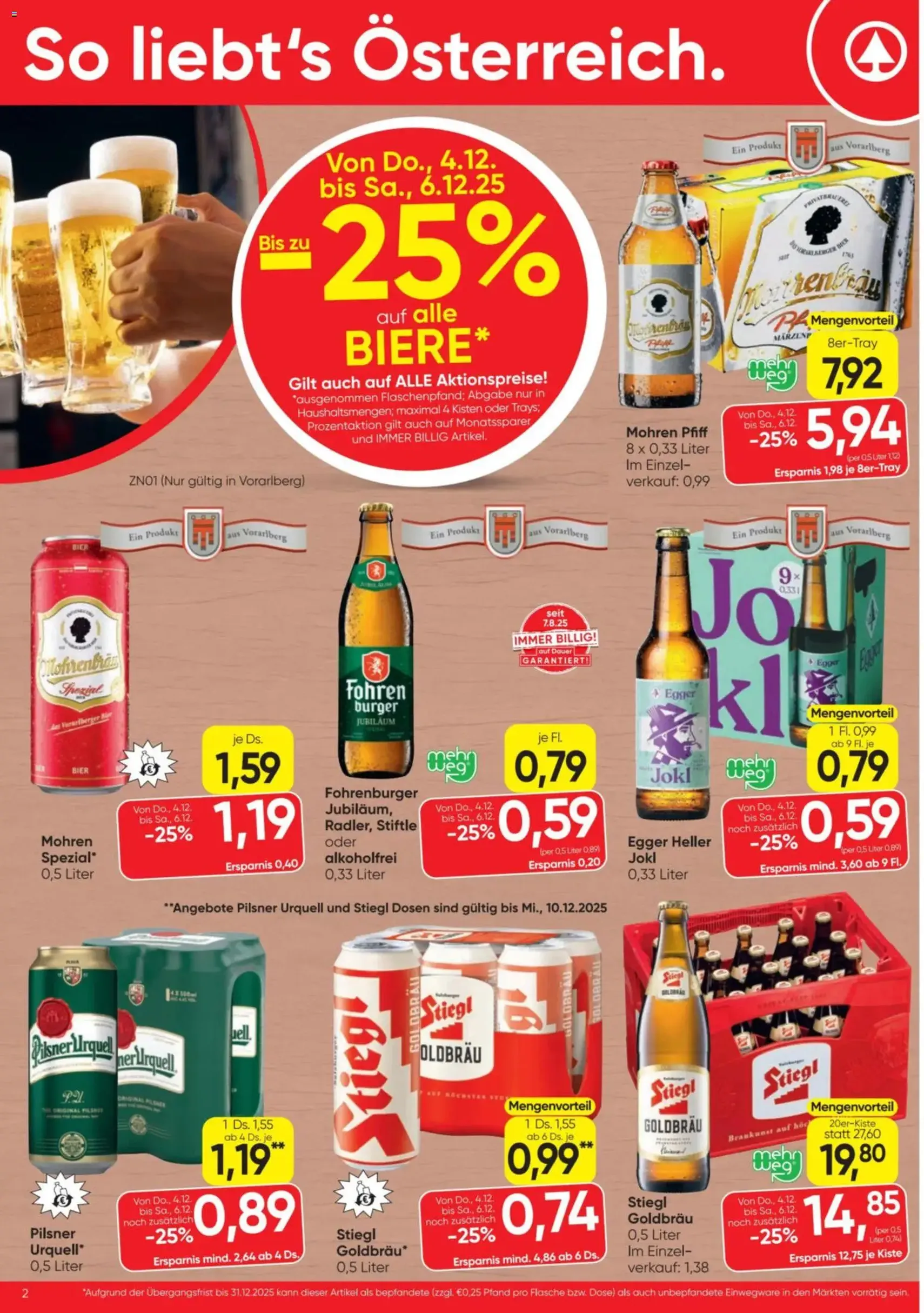 Spar Flugblatt - Gültiger Prospekt ab 04.12.2025, Seite 2 von insgesamt 20