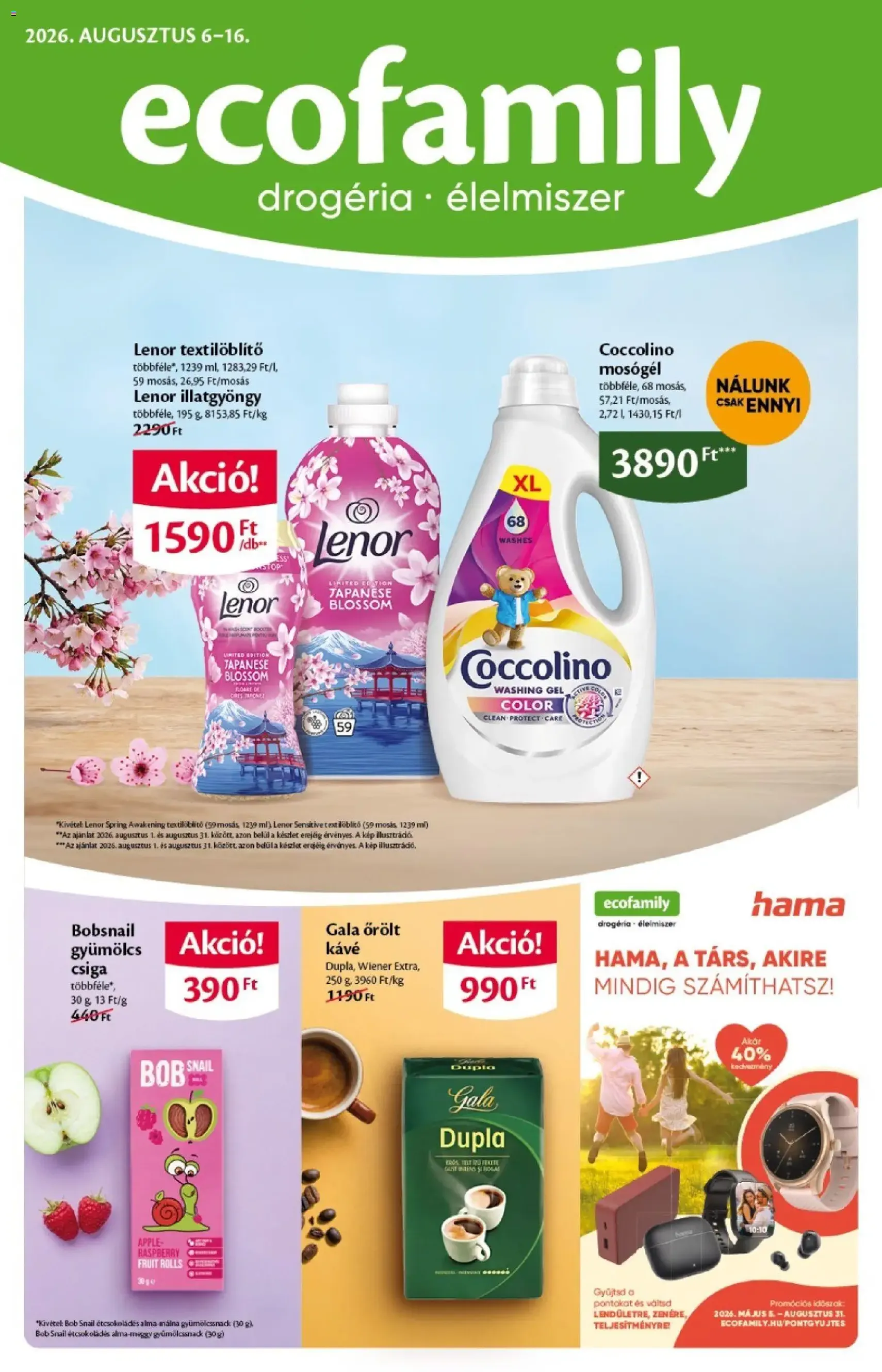 EcoFamily Akciós újság - 2026.08.04. érvényes szórólap 5 oldal 20 oldalból