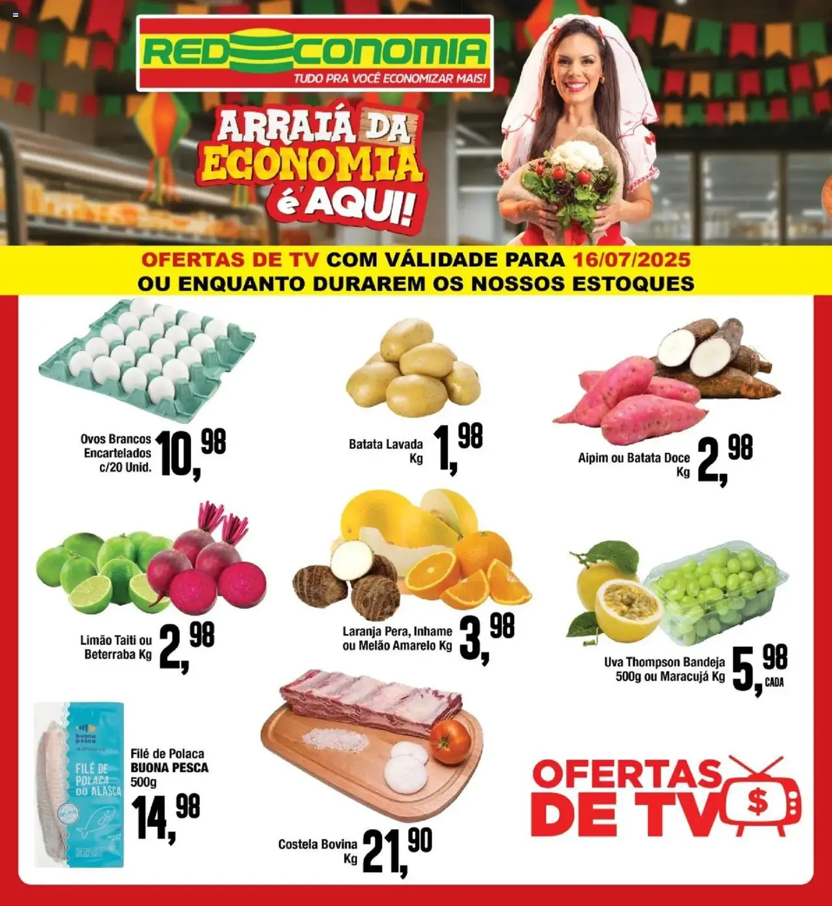 Encarte RedEconomia - folheto válido a partir de 15/07/2025 página 1 de 19