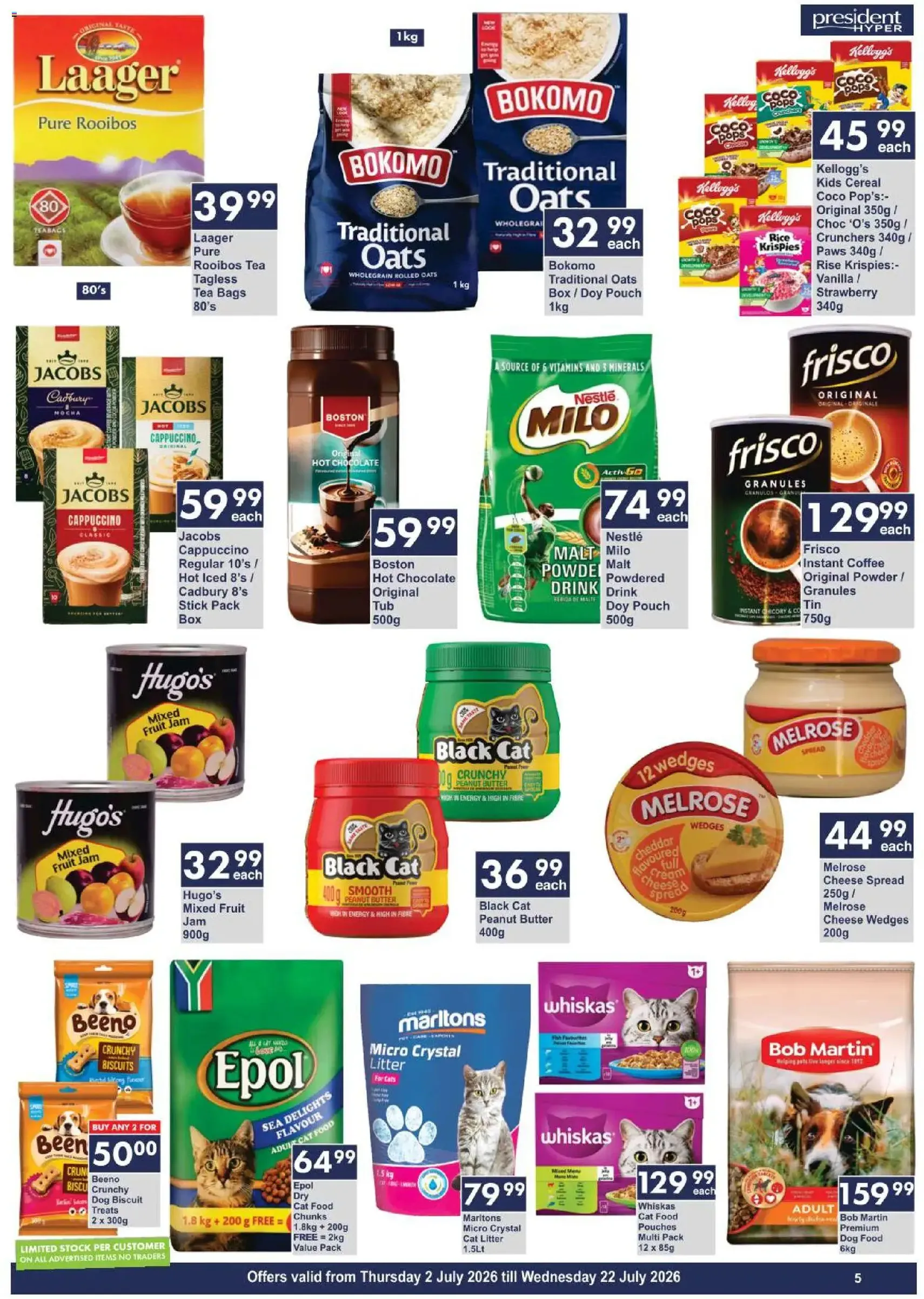 President Hyper Specials - valid flyer from 02/07/2026, page 5 of 9