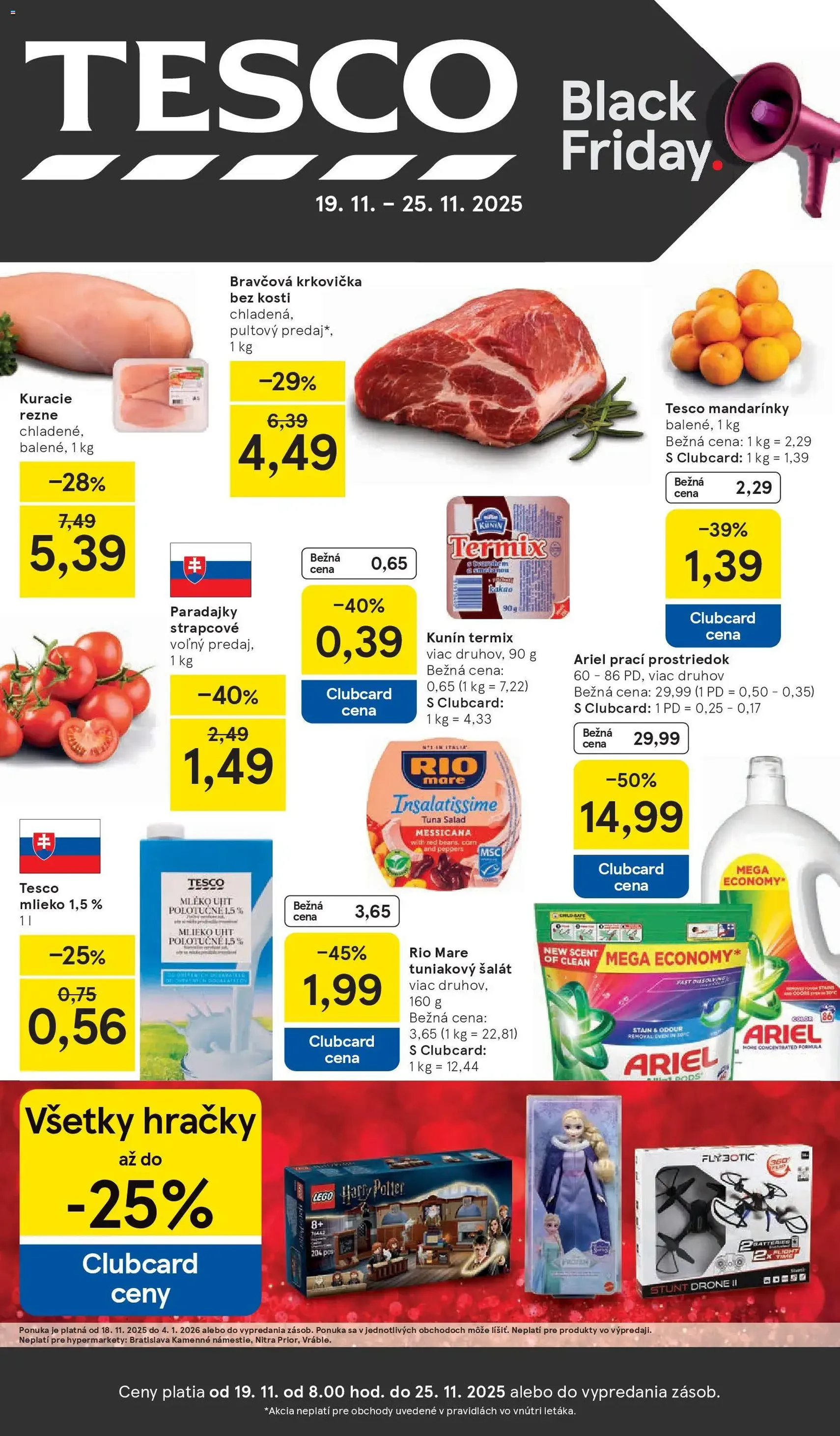Tesco - Black Friday - platný leták od 19.11.2025 strana 1 z 48