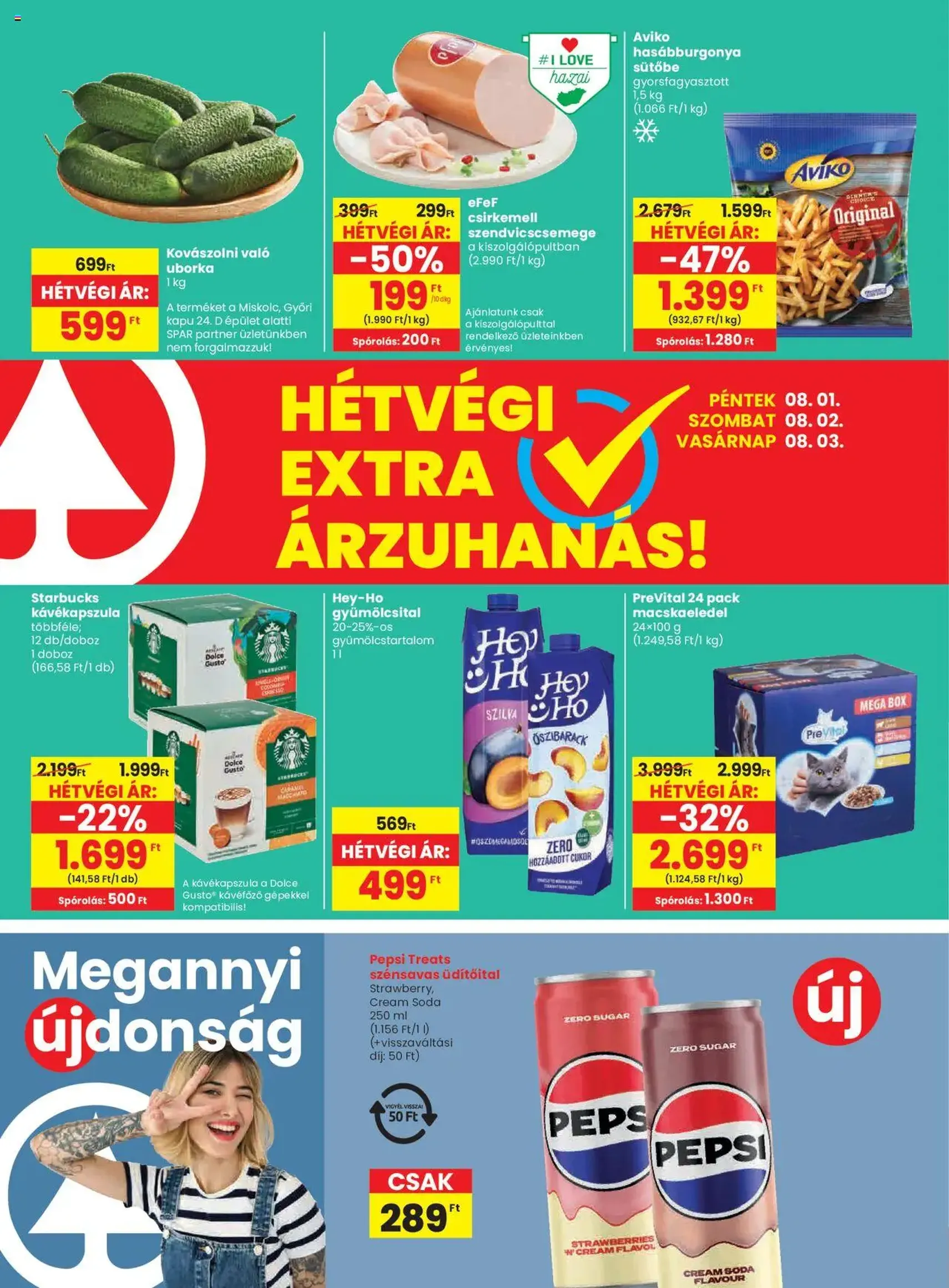 Spar Akciós újság - 2025.07.31. érvényes szórólap 20 oldal 20 oldalból Spar Akciós újság - 2025.07.31. érvényes szórólap 20 oldal 20 oldalból