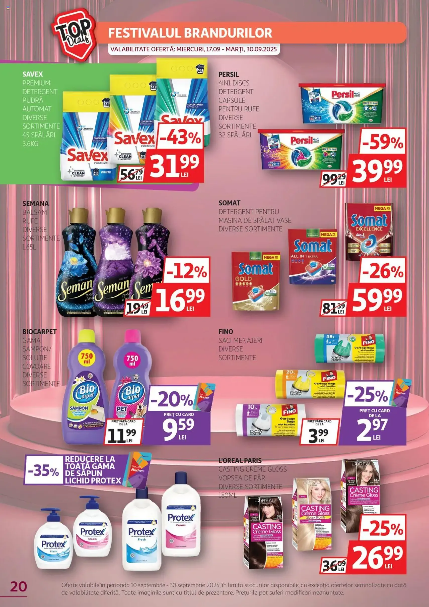 Catalog Auchan - cataloage valabile începând cu 10.09.2025 pagina 20 din 26 Catalog Auchan - cataloage valabile începând cu 10.09.2025 pagina 20 din 26