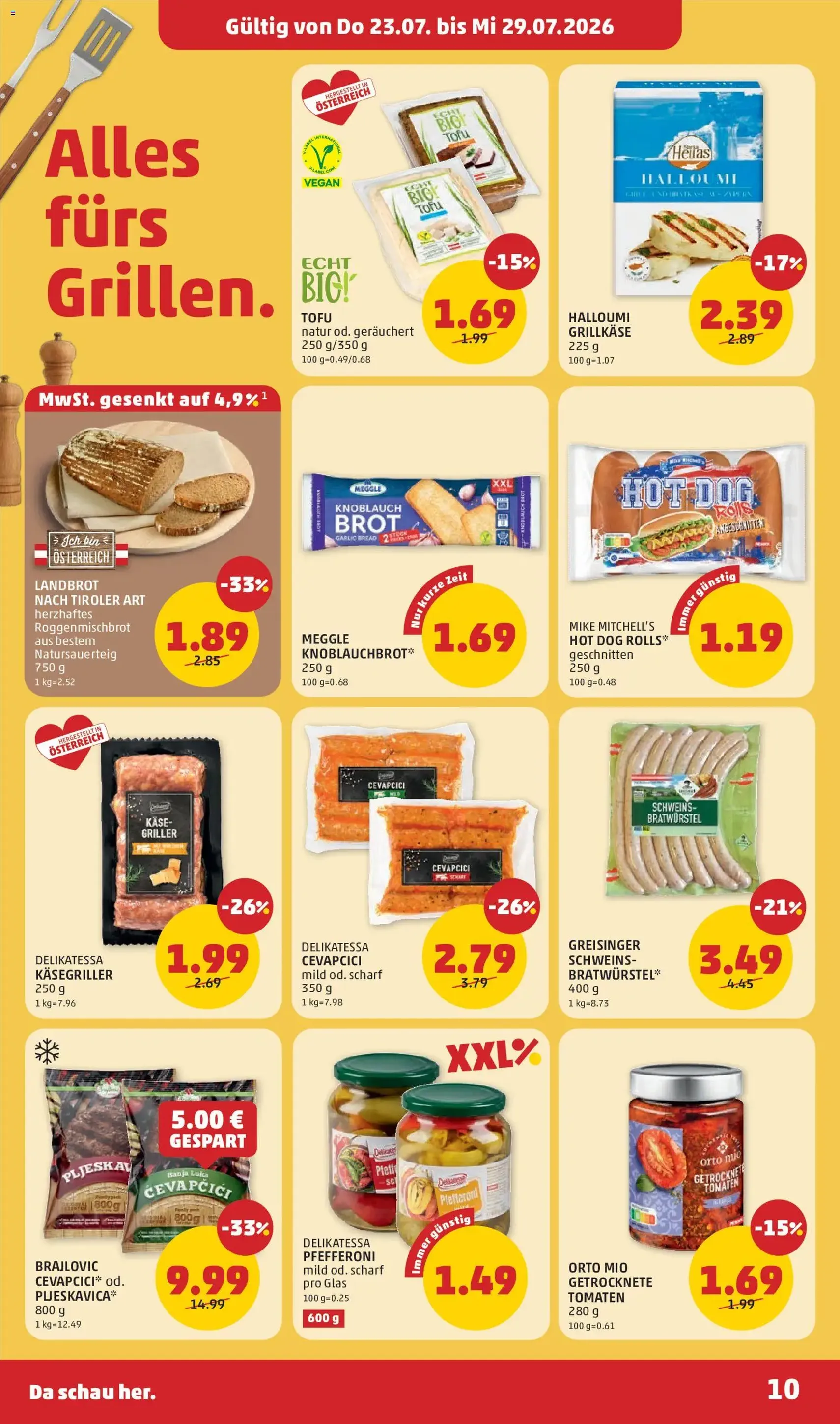 Penny Markt Flugblatt - Gültiger Prospekt ab 23.07.2026, Seite 10 von insgesamt 28