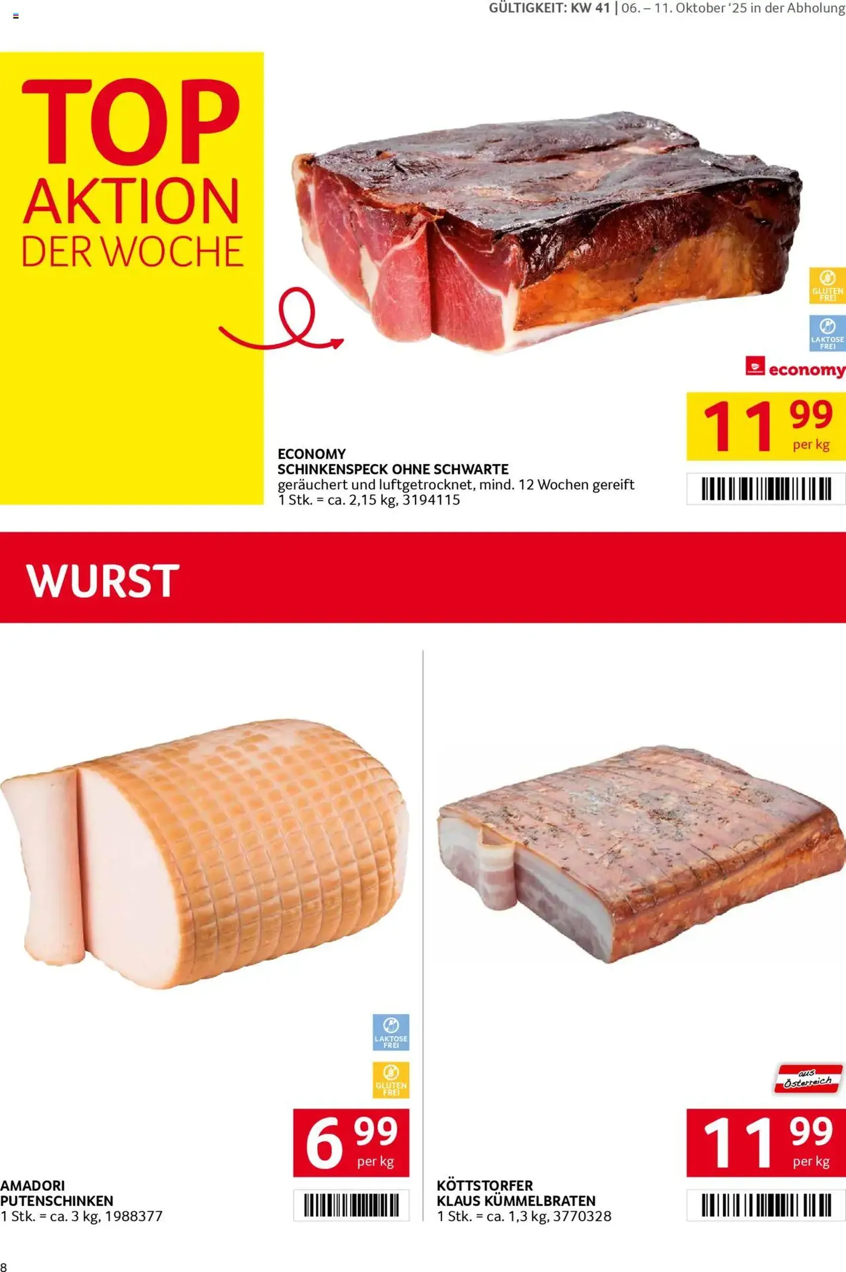 Transgourmet Flugblatt - Gültiger Prospekt ab 05.10.2025, Seite 7 von insgesamt 26