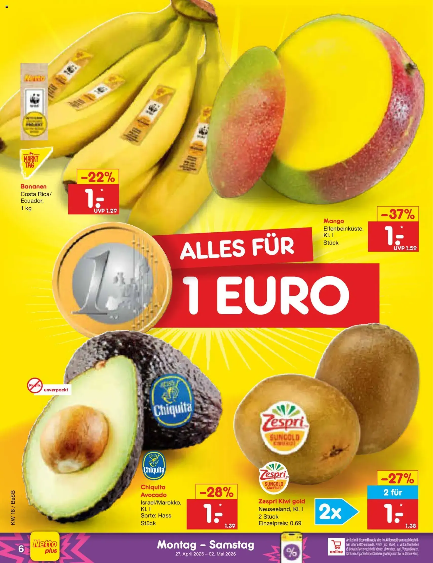 Netto Marken-Discount Prospekt - Gültiger Prospekt ab 27.04.2026, Seite 8 von insgesamt 62