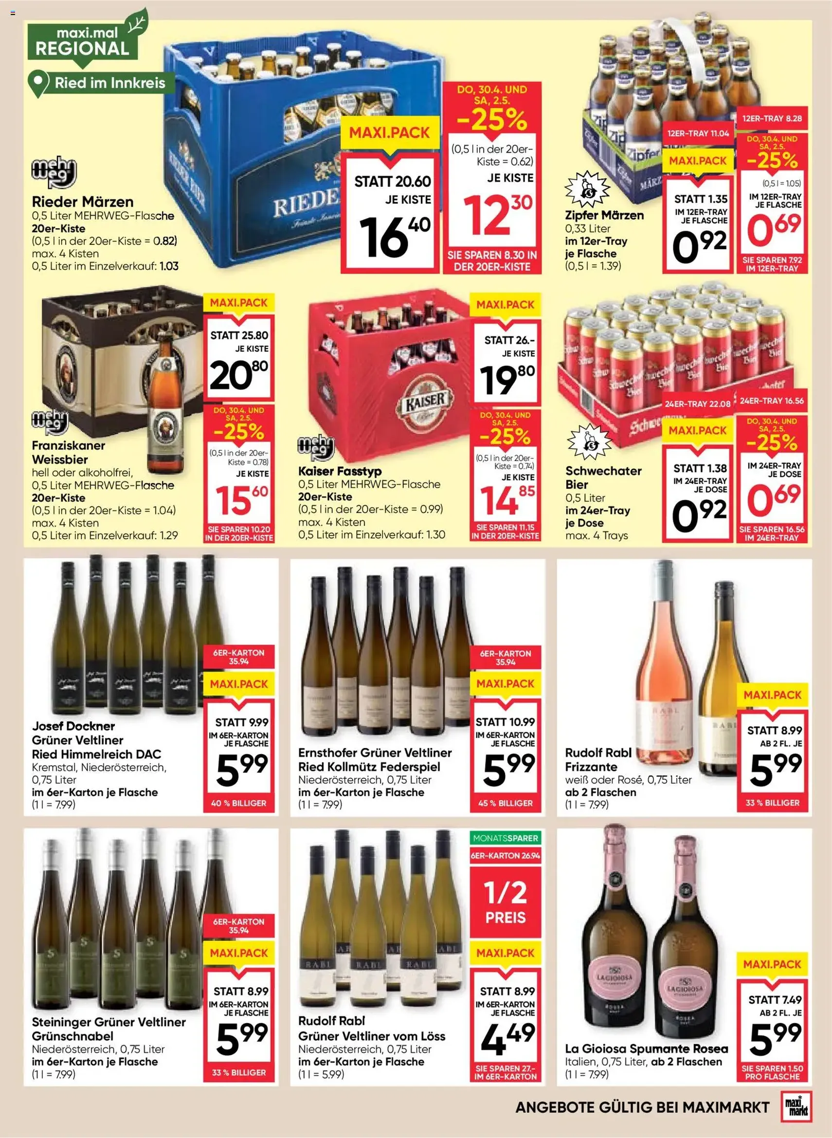 Maximarkt Flugblatt - Gültiger Prospekt ab 30.04.2026, Seite 15 von insgesamt 24