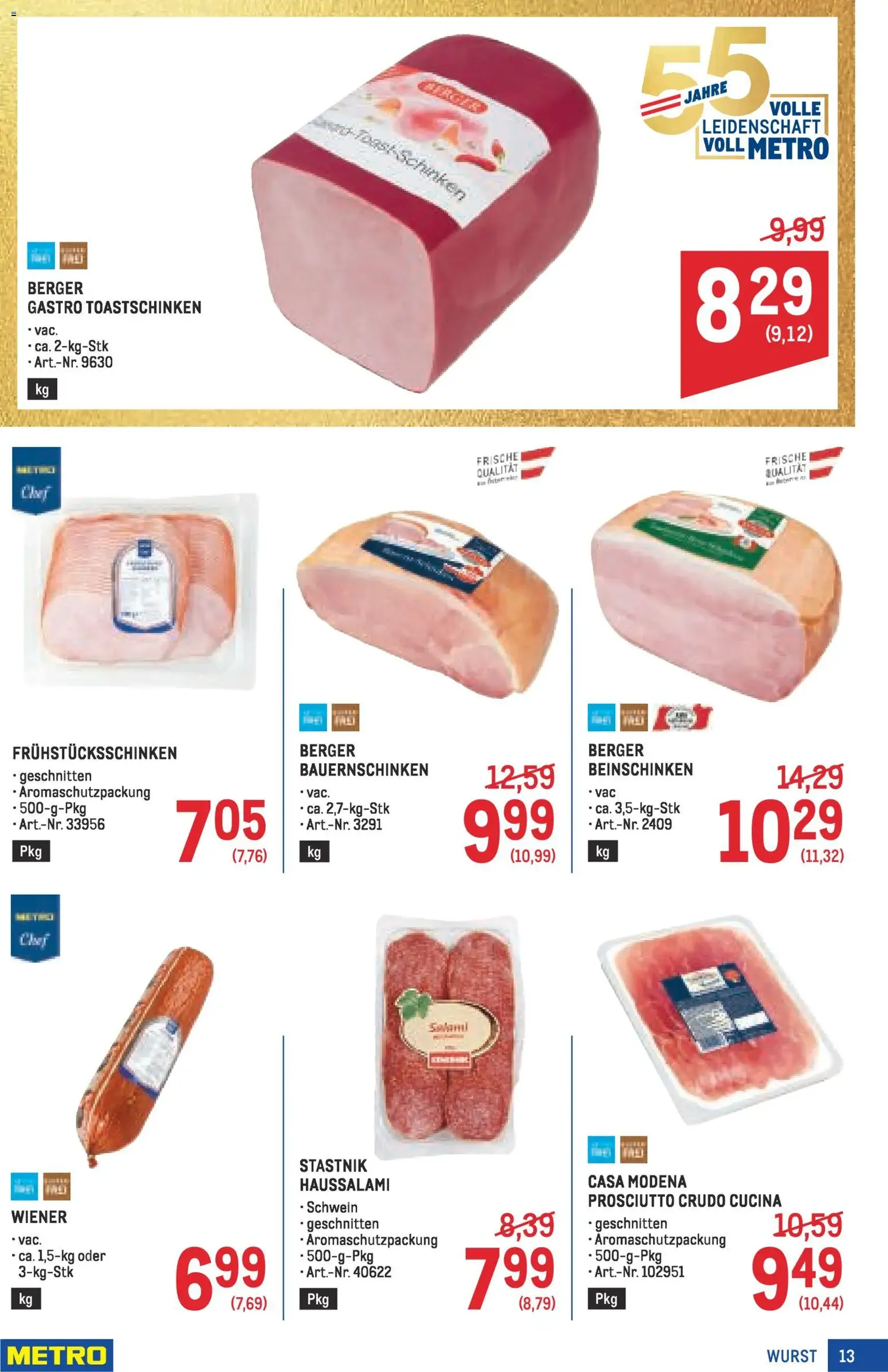 Metro angebote Profi - Gültiger Prospekt ab 19.02.2026, Seite 13 von insgesamt 64