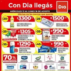 Vista previa del folleto Supermercado DIA Ofertas válido desde 13/08/2025