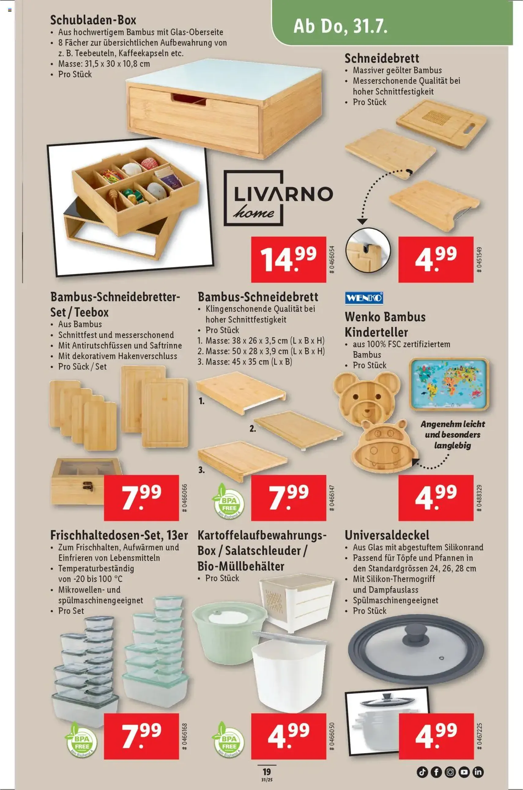 Lidl Aktionen - Gültiger Prospekt ab 31.07.2025, Seite 21 von insgesamt 34