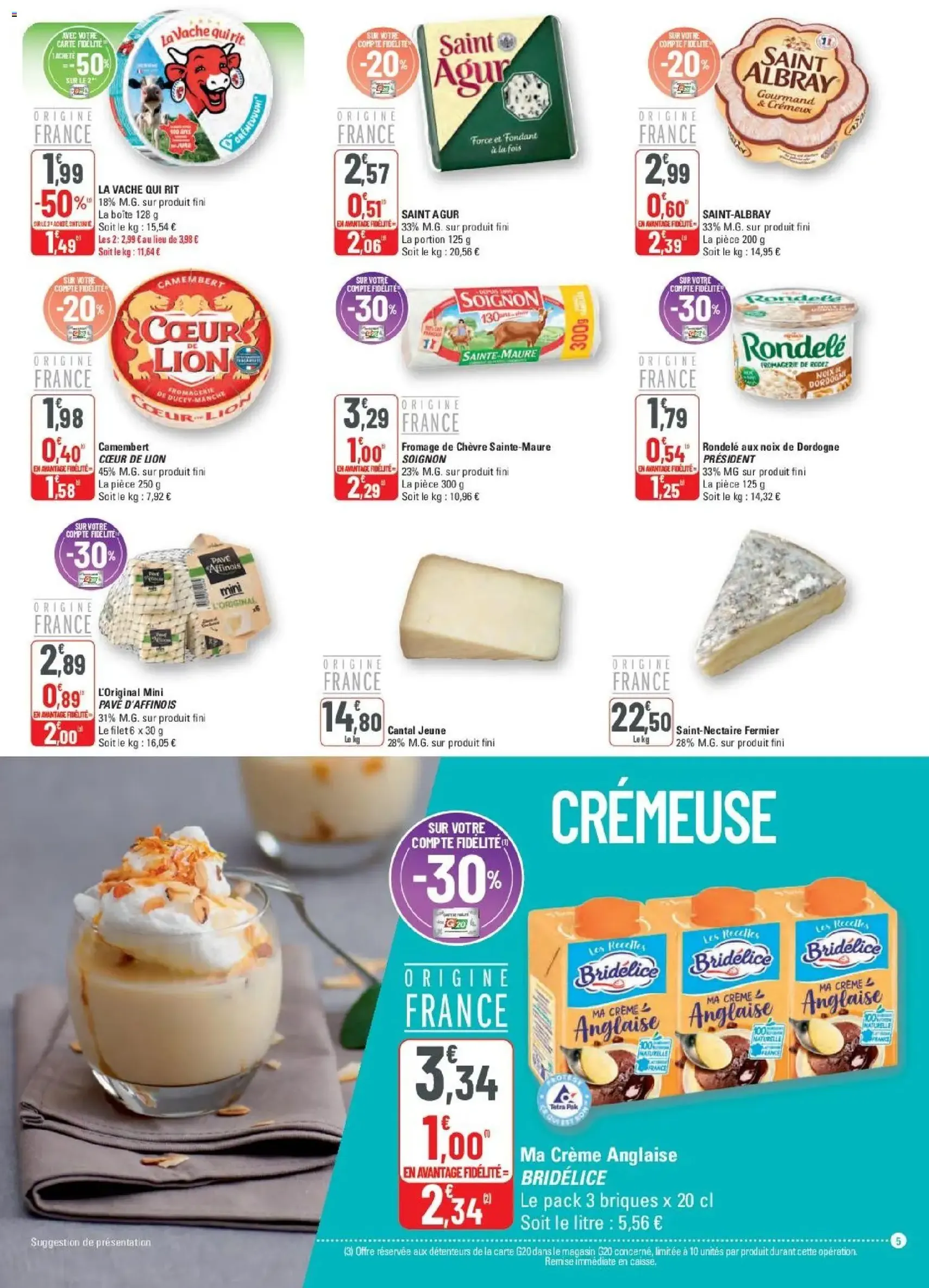 G20 Supermarchés catalogue - brochure valable à partir du 23/09/2026, page 5 sur 20