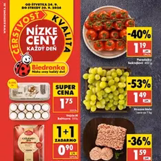 Biedronka leták - náhľad letáku platný od 24.09.2026