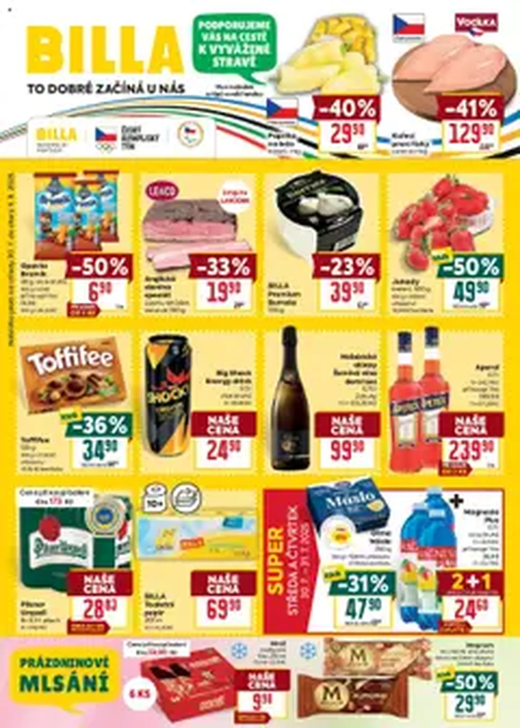 Billa Velký leták - platný leták od 30.07.2025 strana 1 z 1