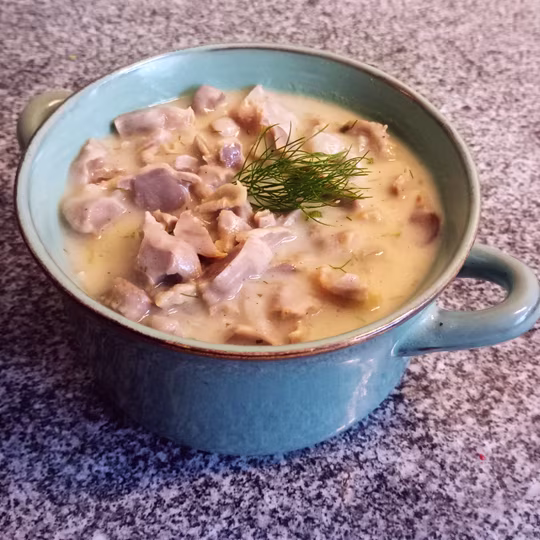 Podgląd przepisu Gulasz z żołądków drobiowych